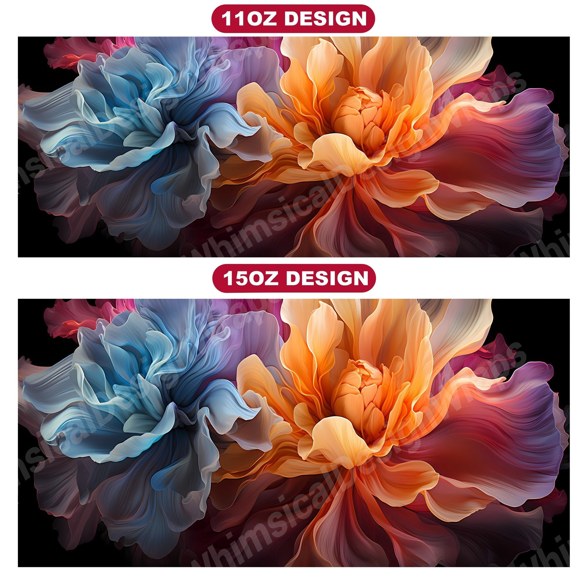 Floral Spring 6 Mug Wrap