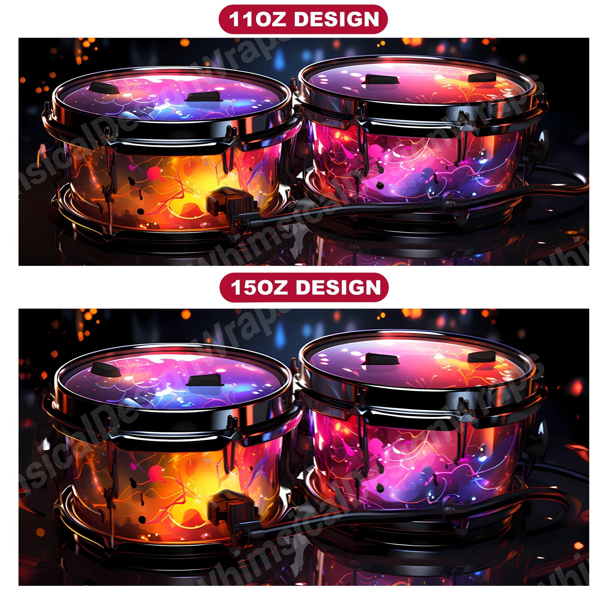 Kawaii Musical 1 Mug Wrap