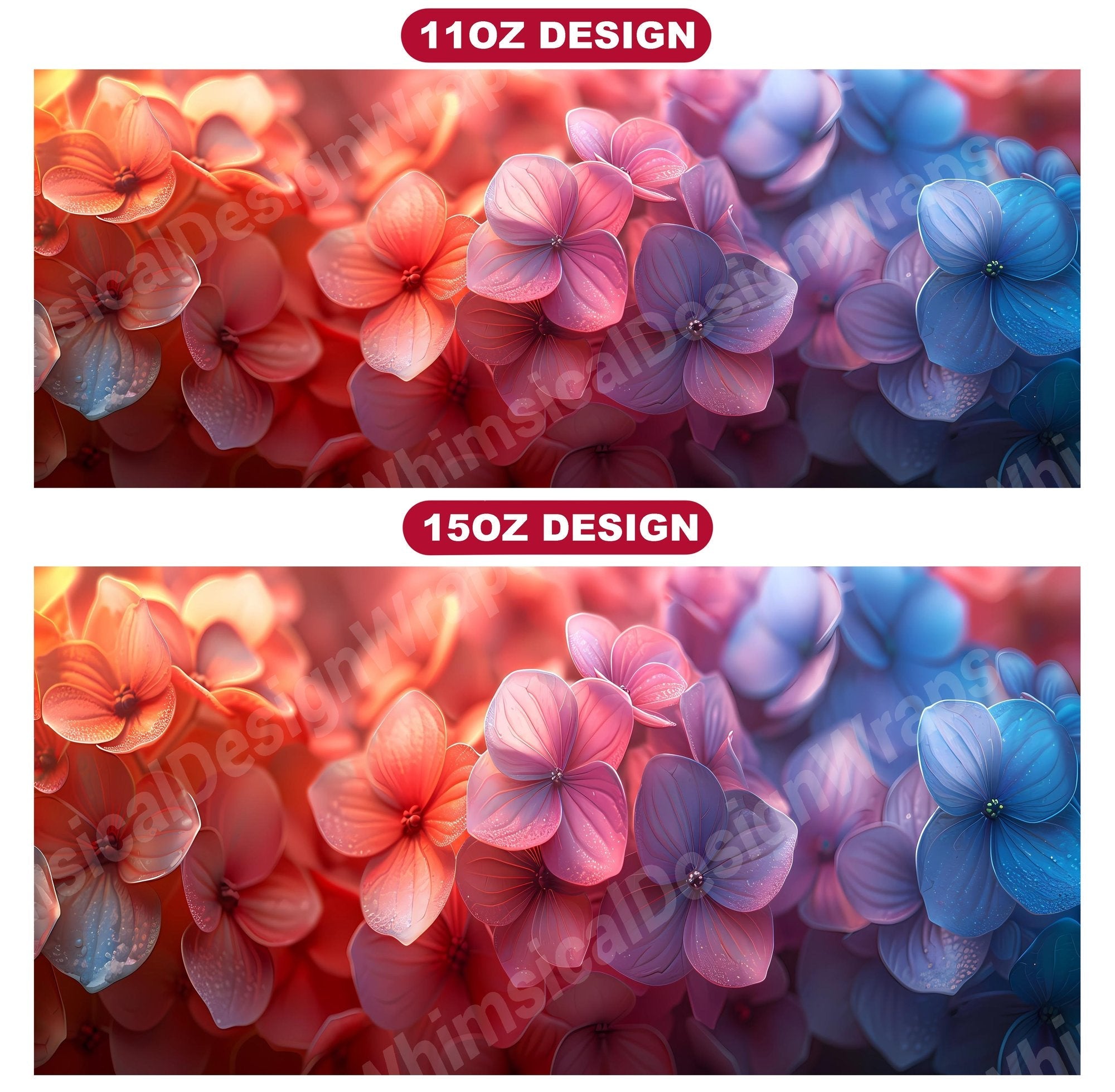Flower Geometric 3 Mug Wrap