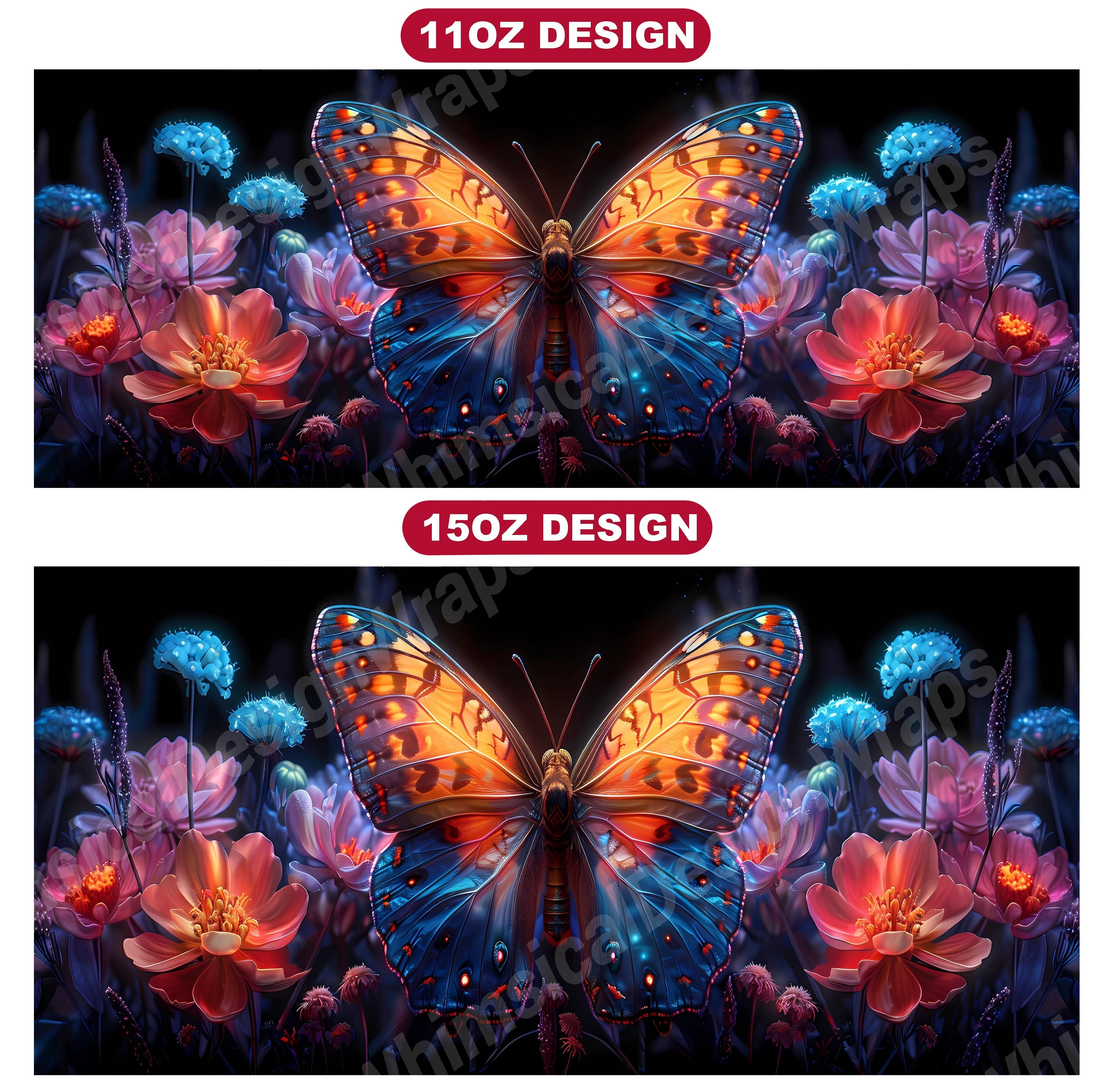 Butterfly Gardens 1 Mug Wrap