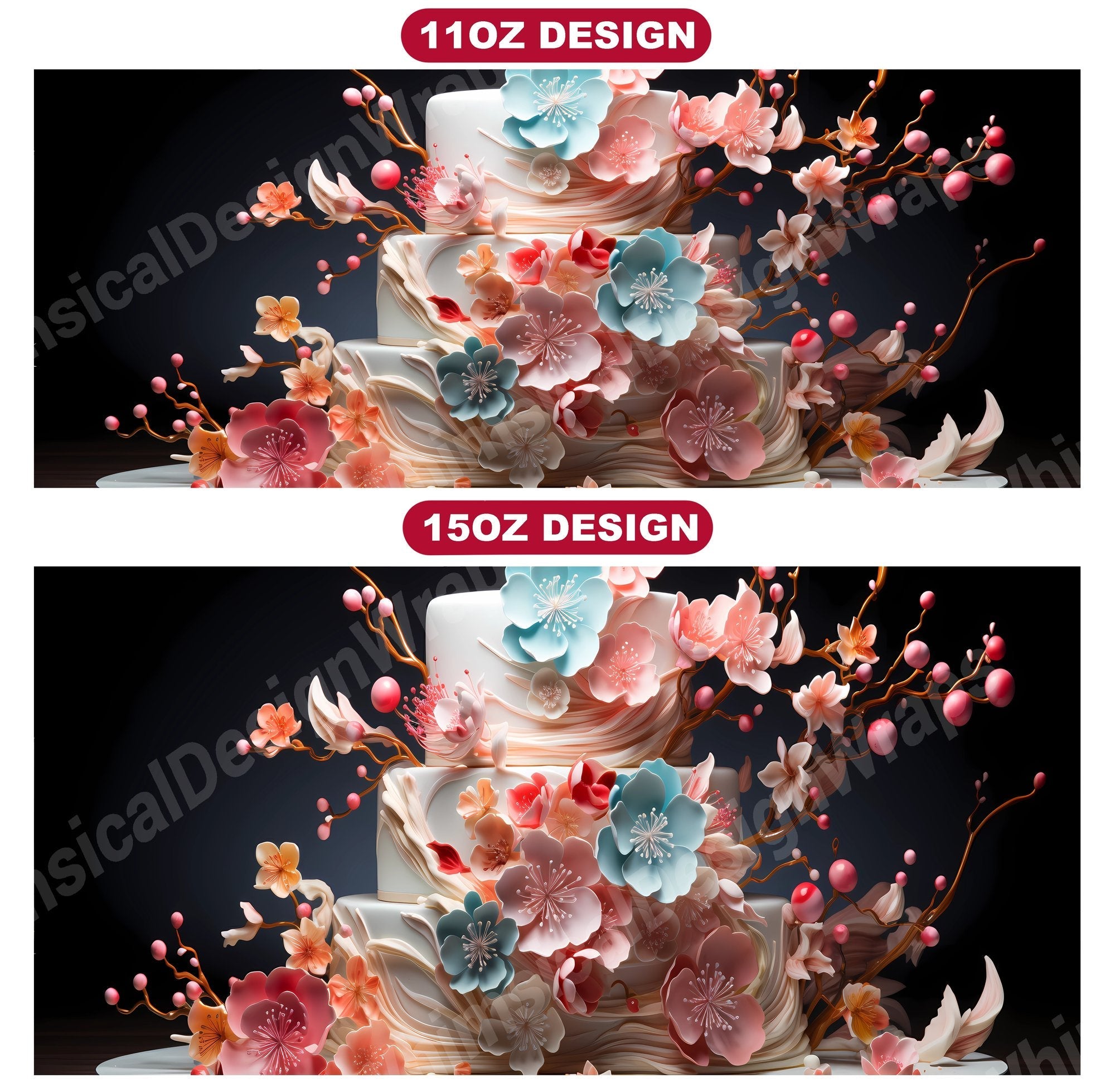 Glam Spring 1 Mug Wrap