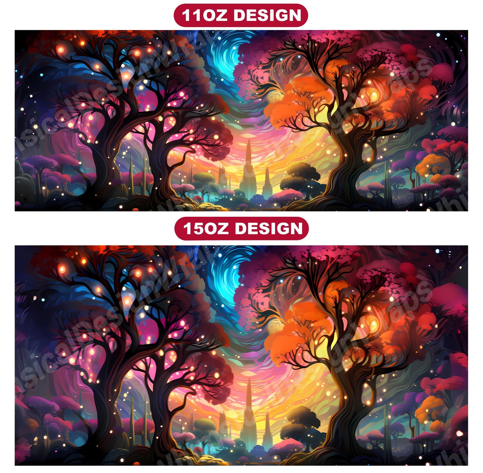 Kawaii Forest 9 Mug Wrap