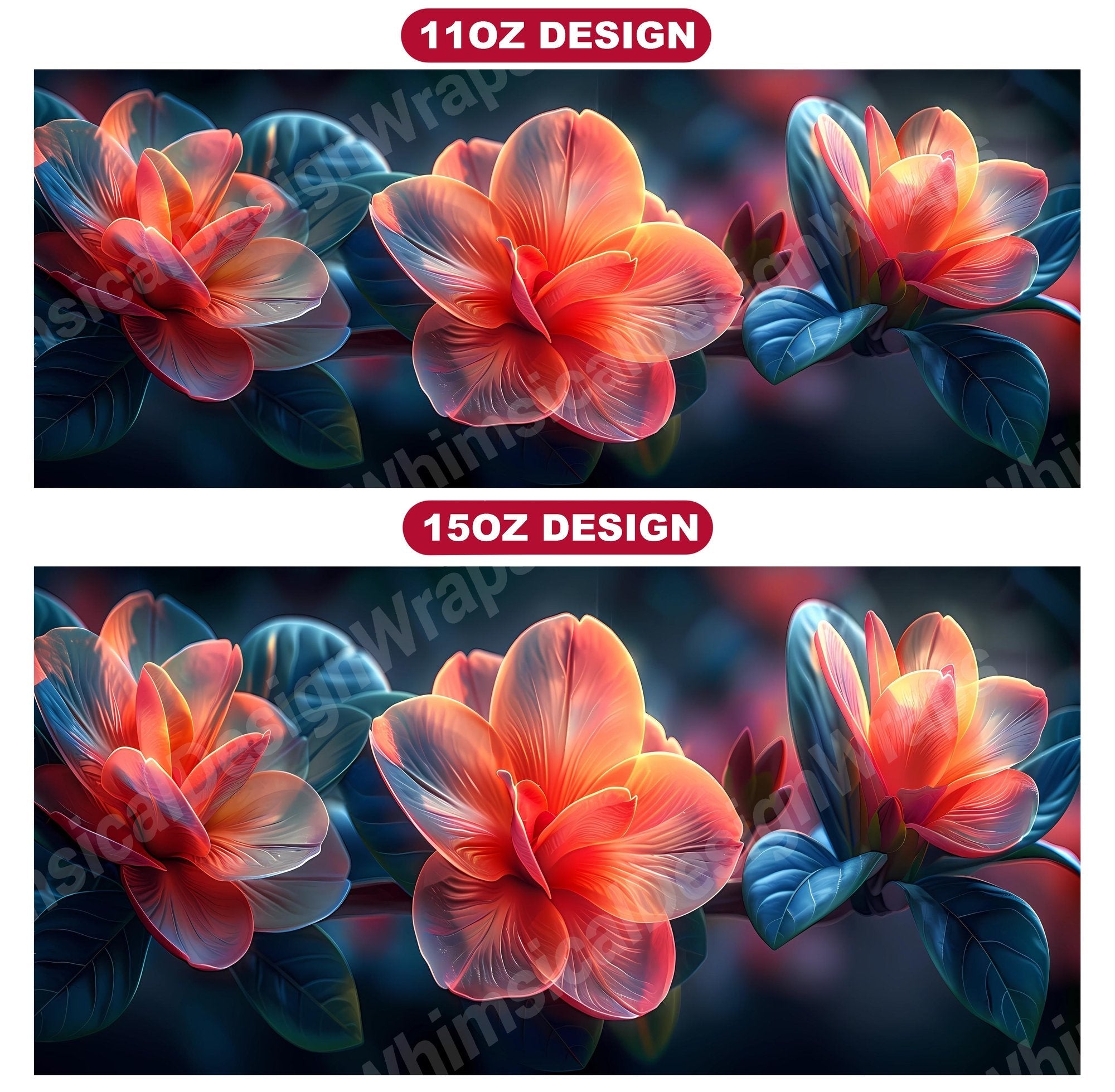 Flower Gardenias 6 Mug Wrap