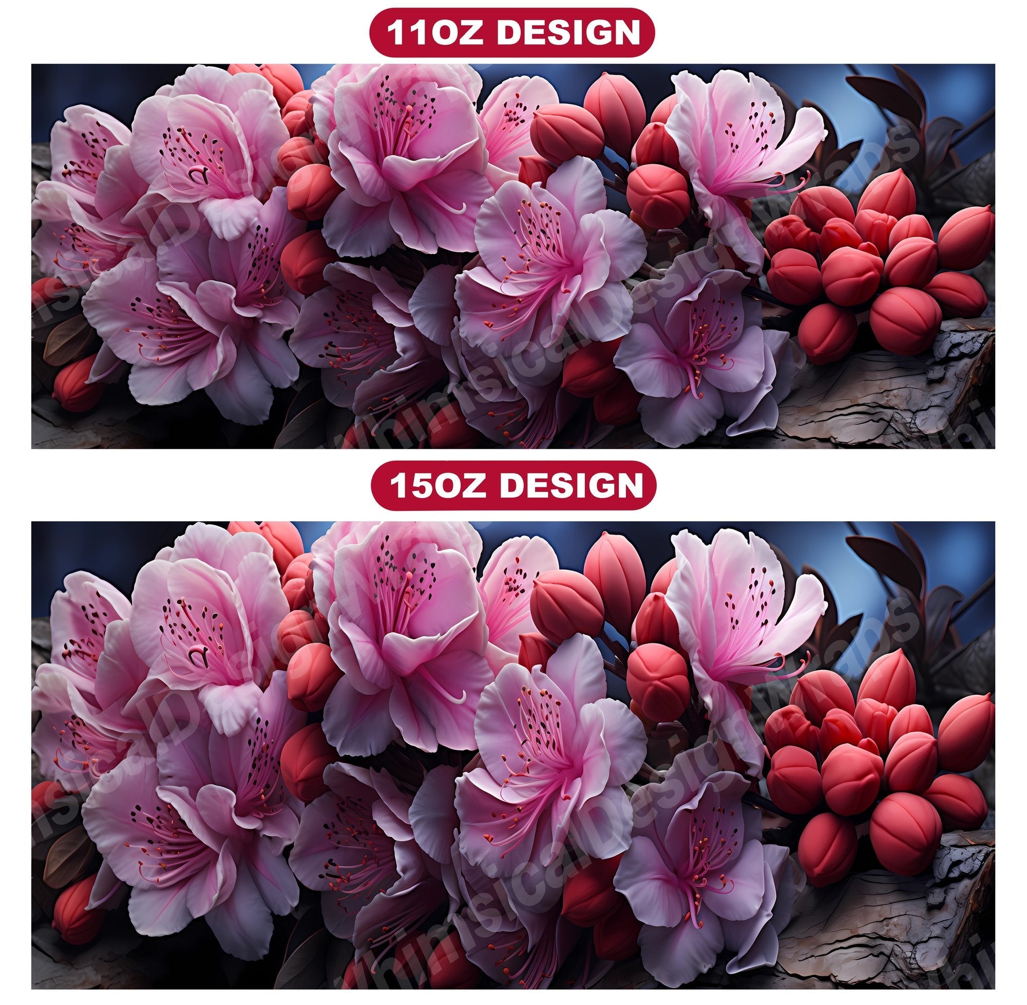 Floral Spring 7 Mug Wrap