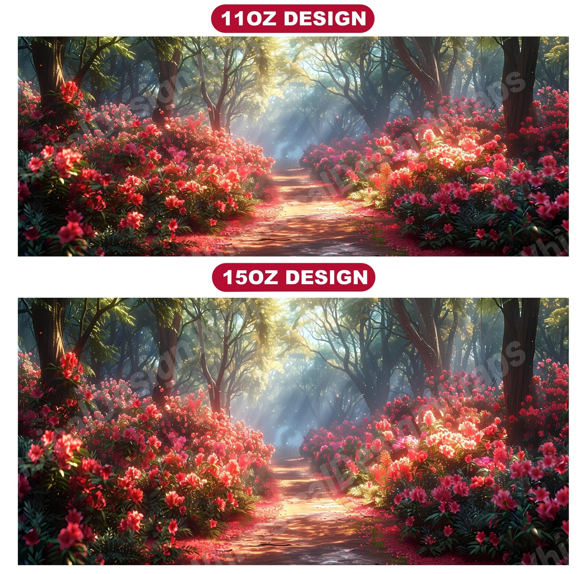 Flower Azaleas 2 Mug Wrap