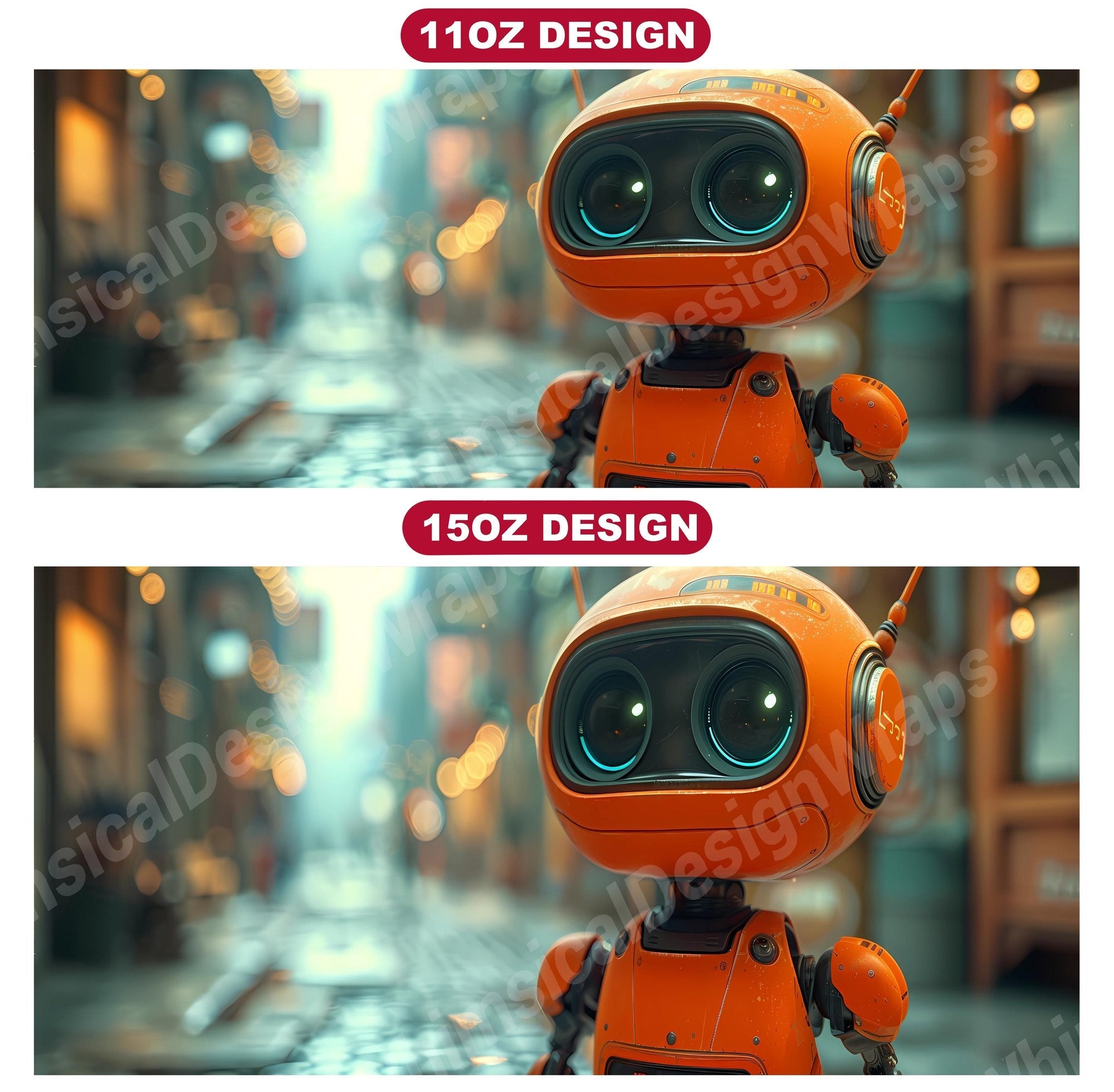 Roboter Easter 3 Mug Wrap
