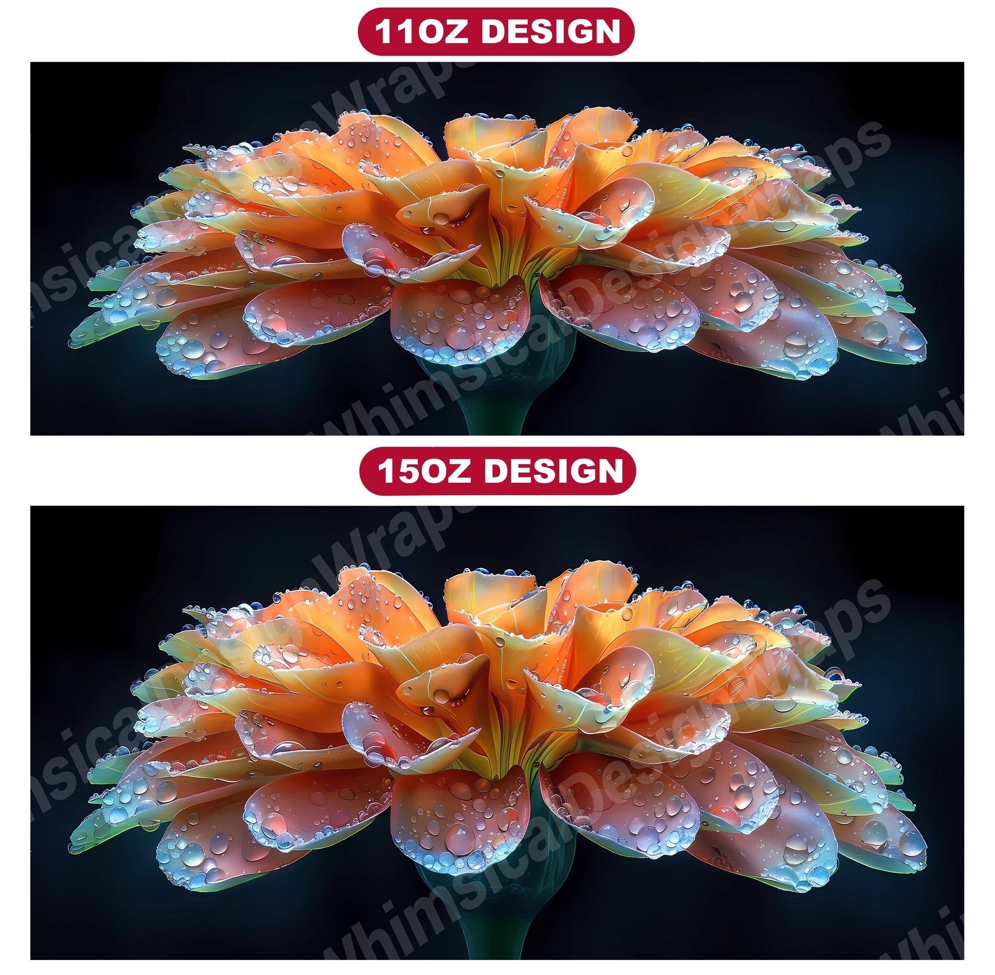 Flower Marigolds 7 Mug Wrap
