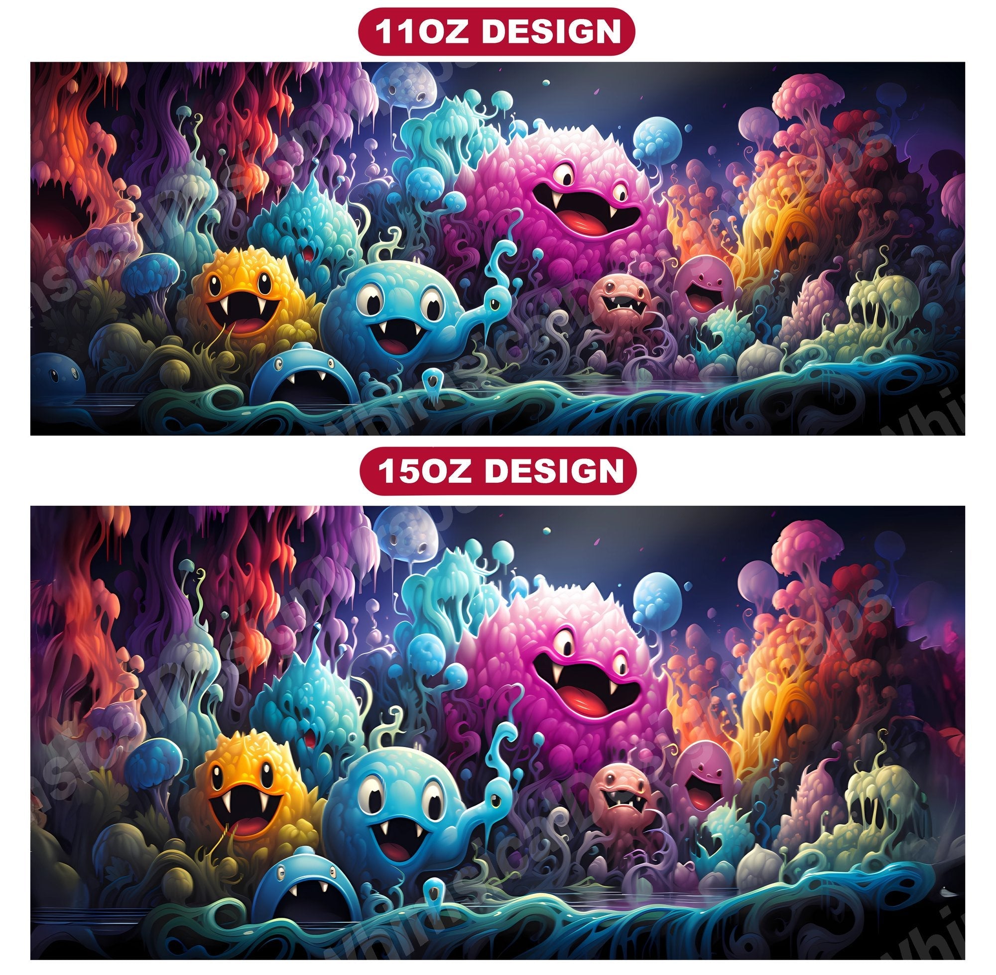 Kawaii Monsters 1 Mug Wrap