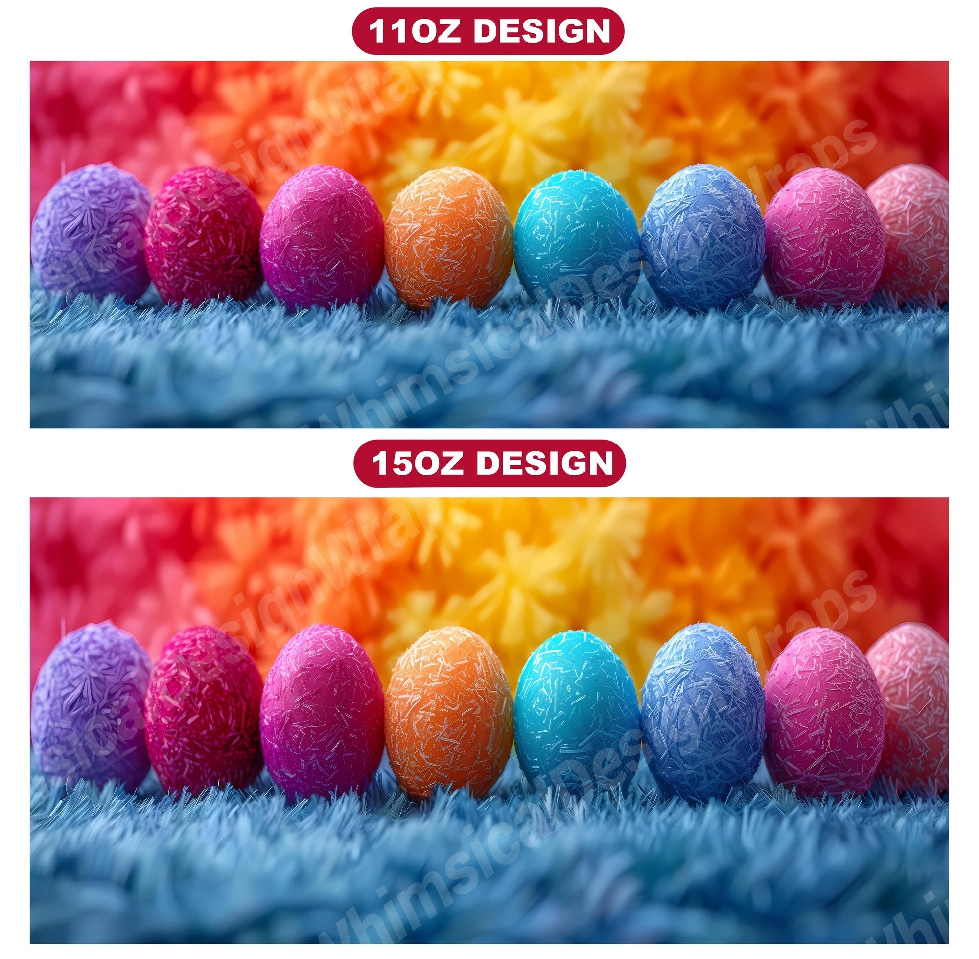 Dogs Easter 4 Mug Wrap