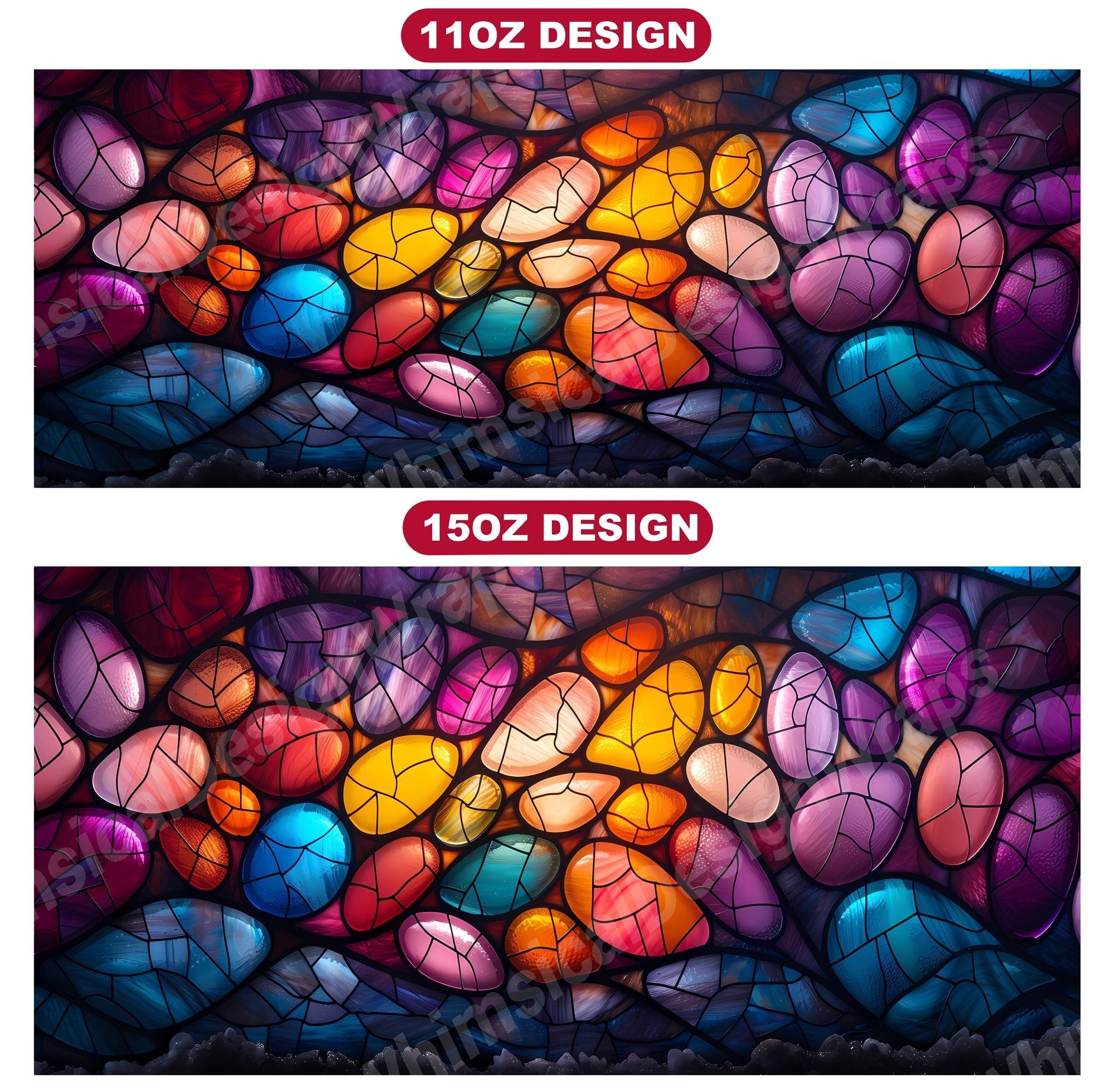 Stained Glass 2 Mug Wrap