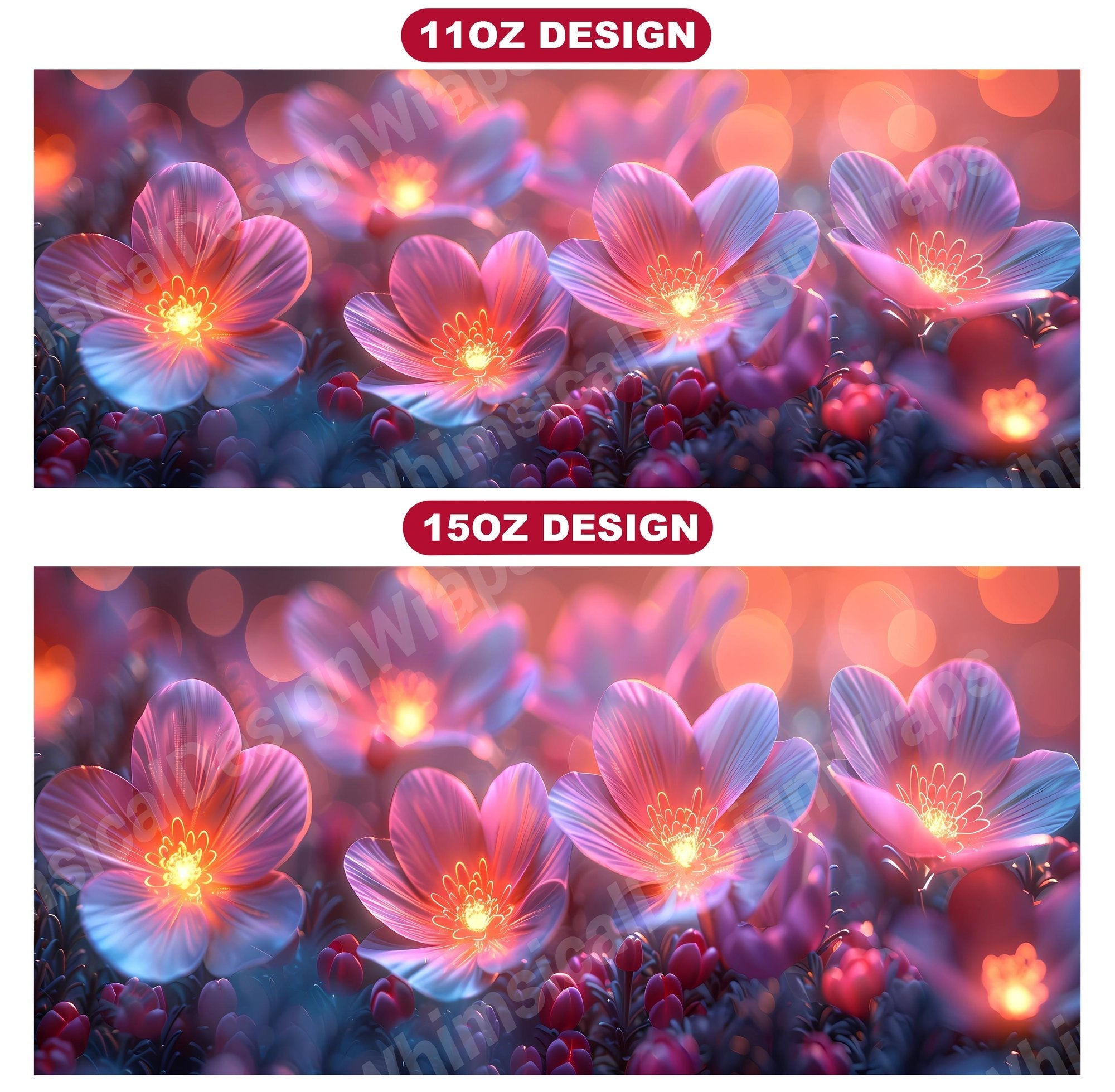 Flower Gothic 4 Mug Wrap
