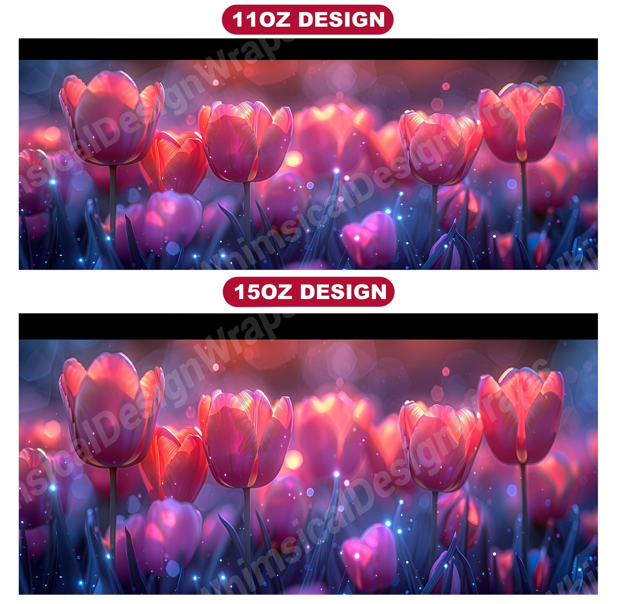 Flower Gothic 8 Mug Wrap
