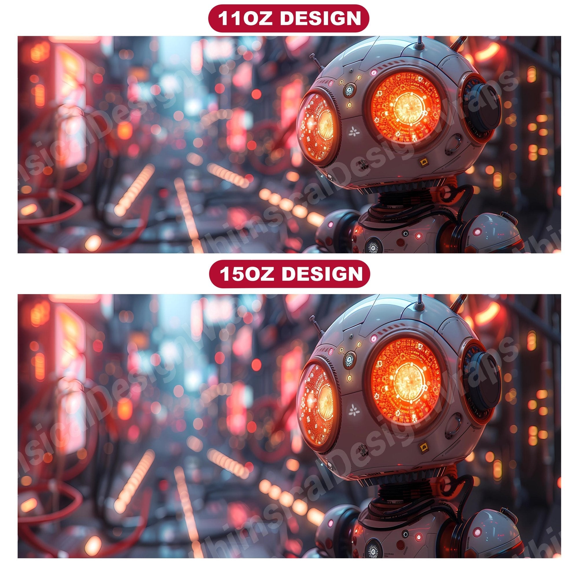 Roboter Easter 2 Mug Wrap
