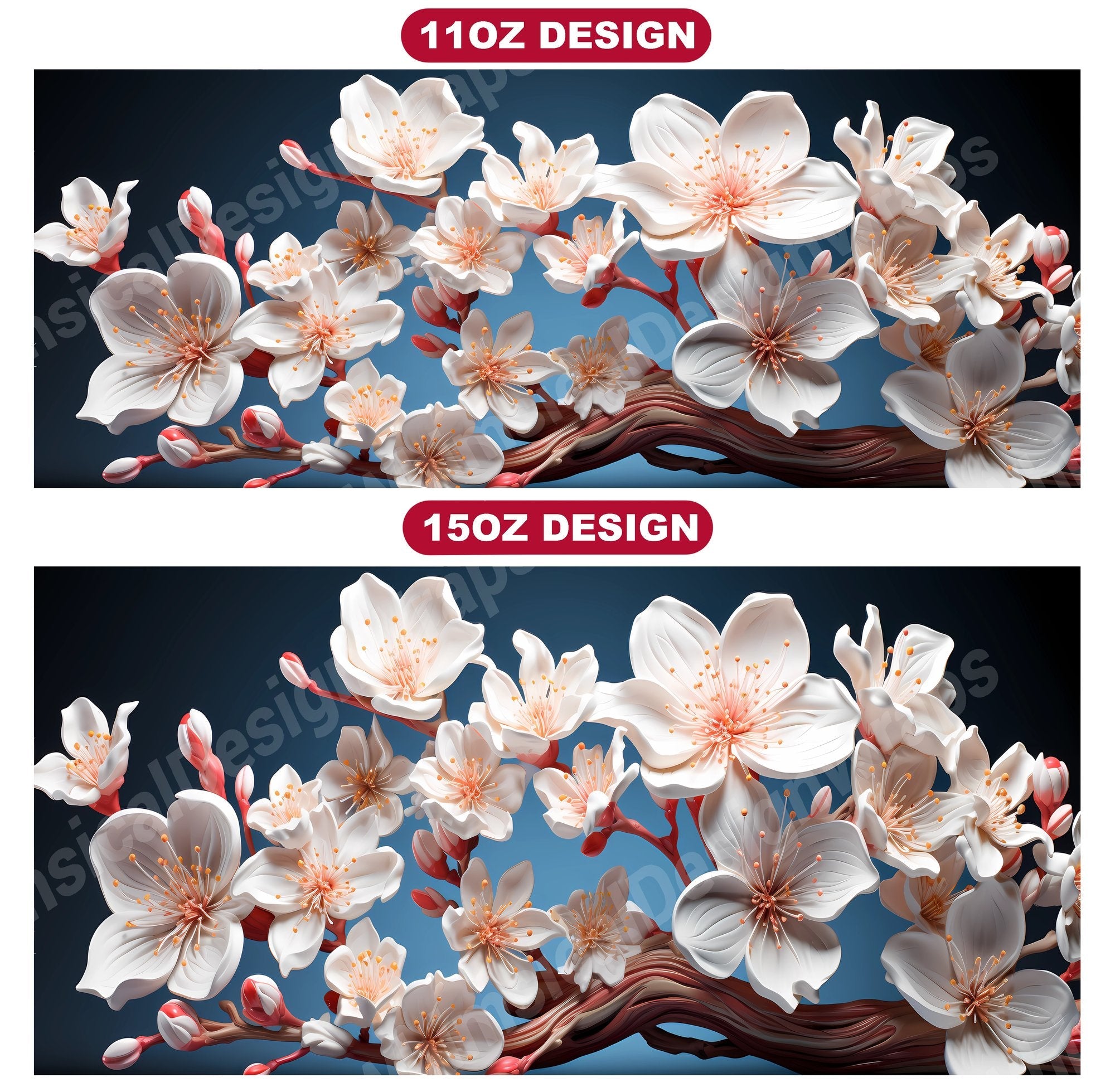 Floral Spring 3 Mug Wrap