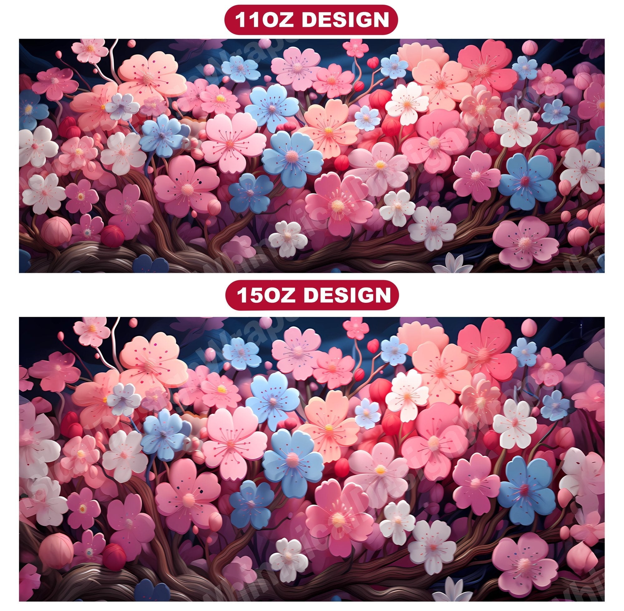 Kawaii Spring 4 Mug Wrap
