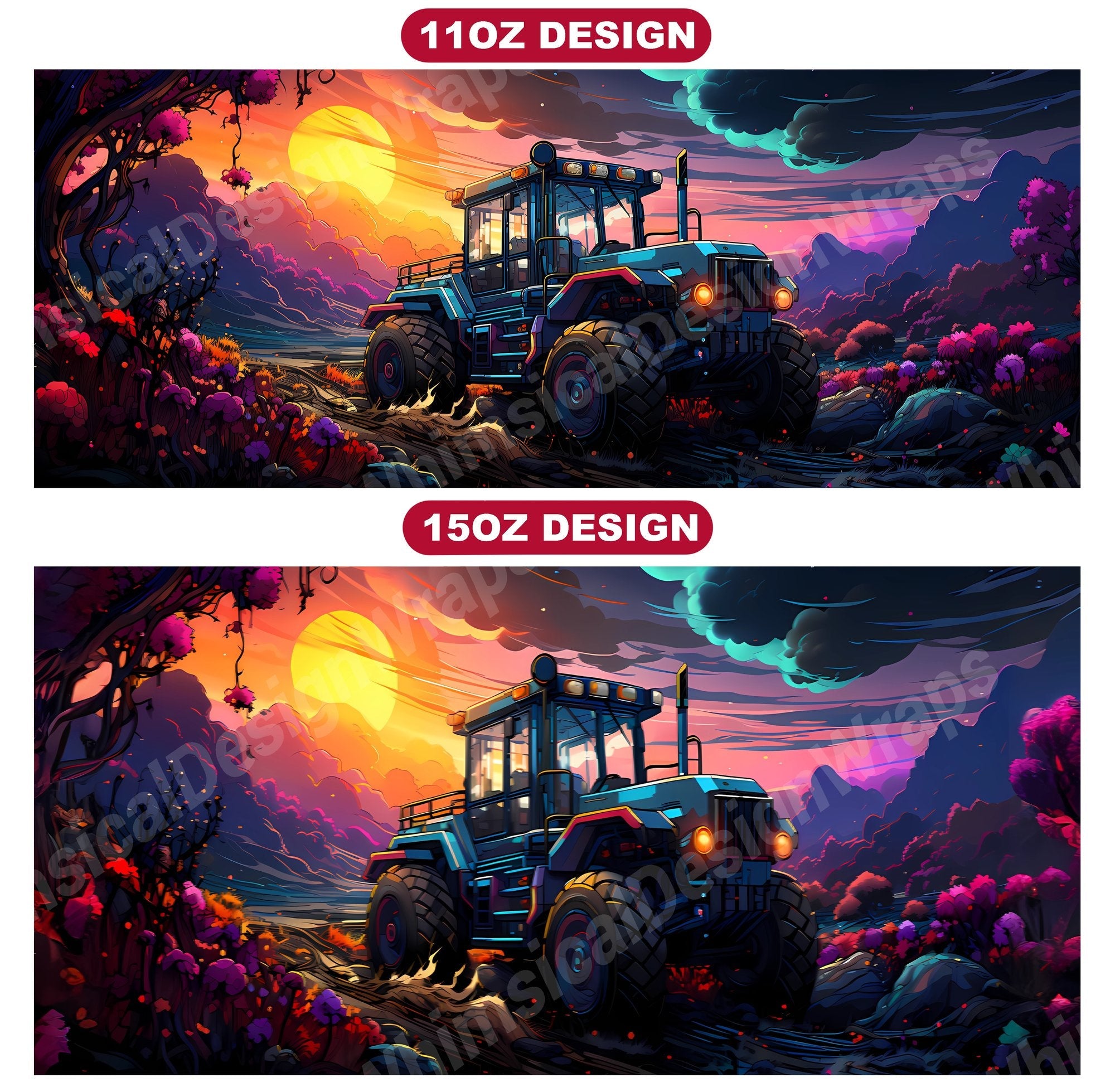 Kawaii Farming 2 Mug Wrap