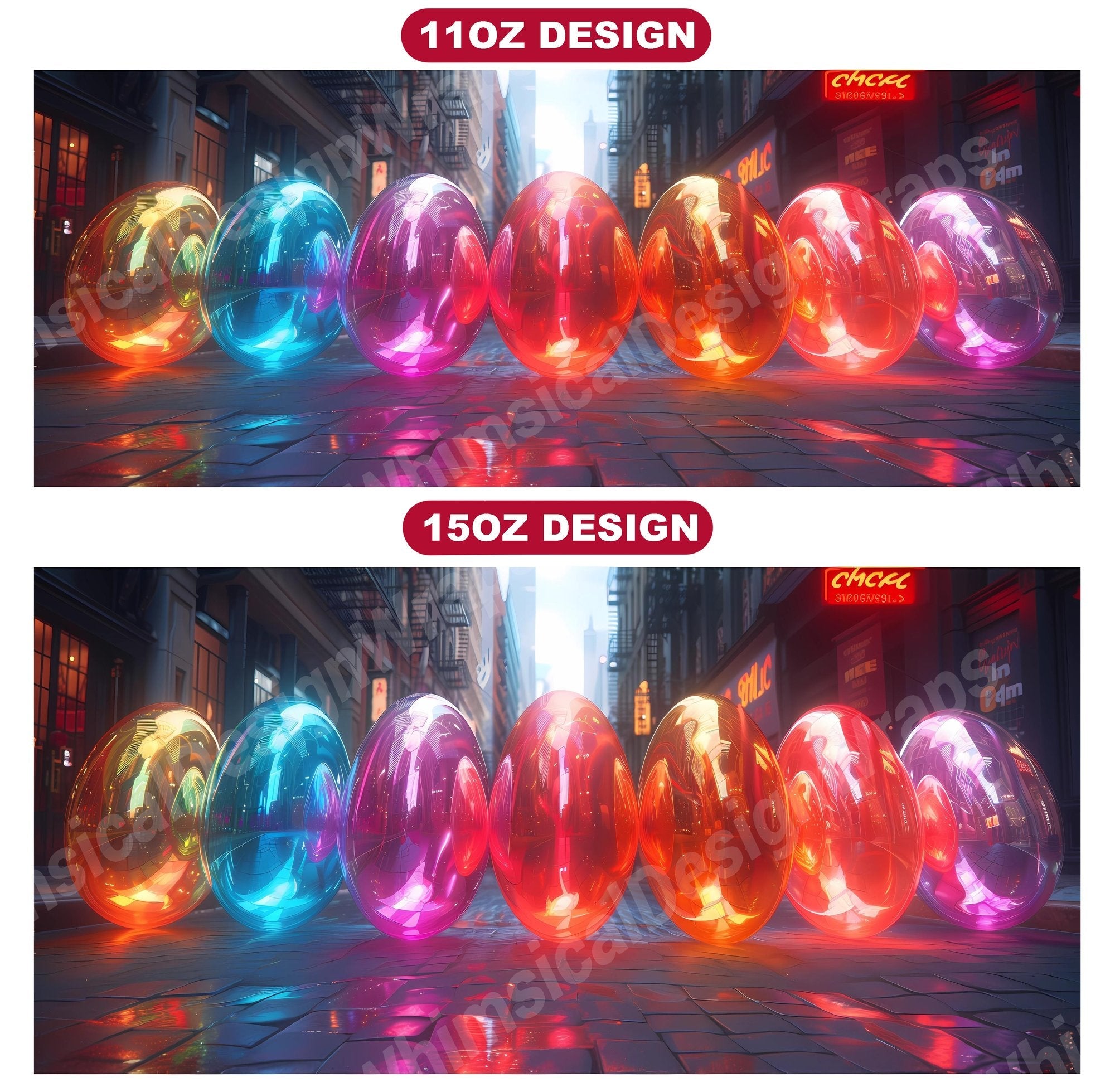Neon Easter 4 Mug Wrap
