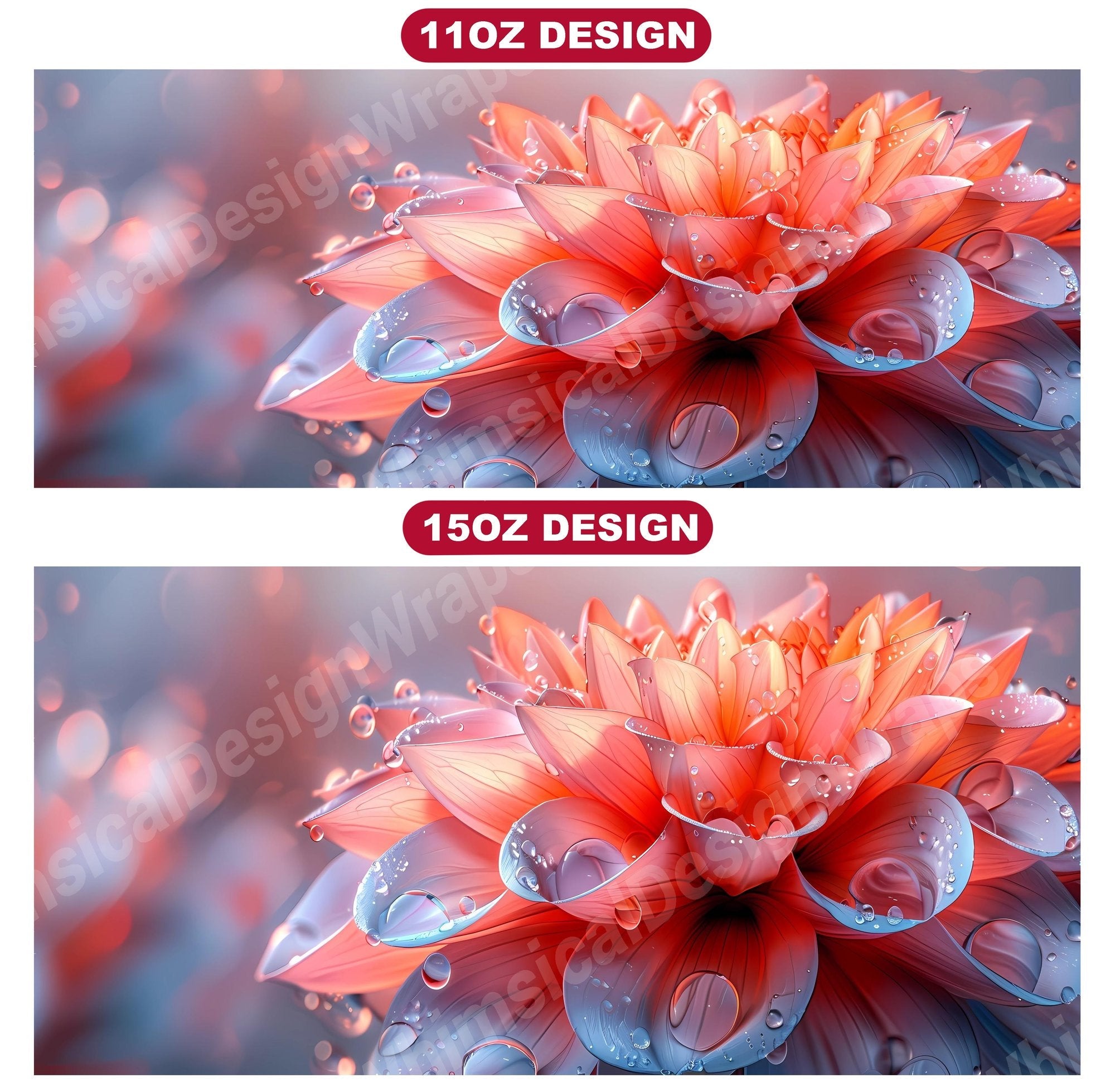 Flower Dahlias 7 Mug Wrap