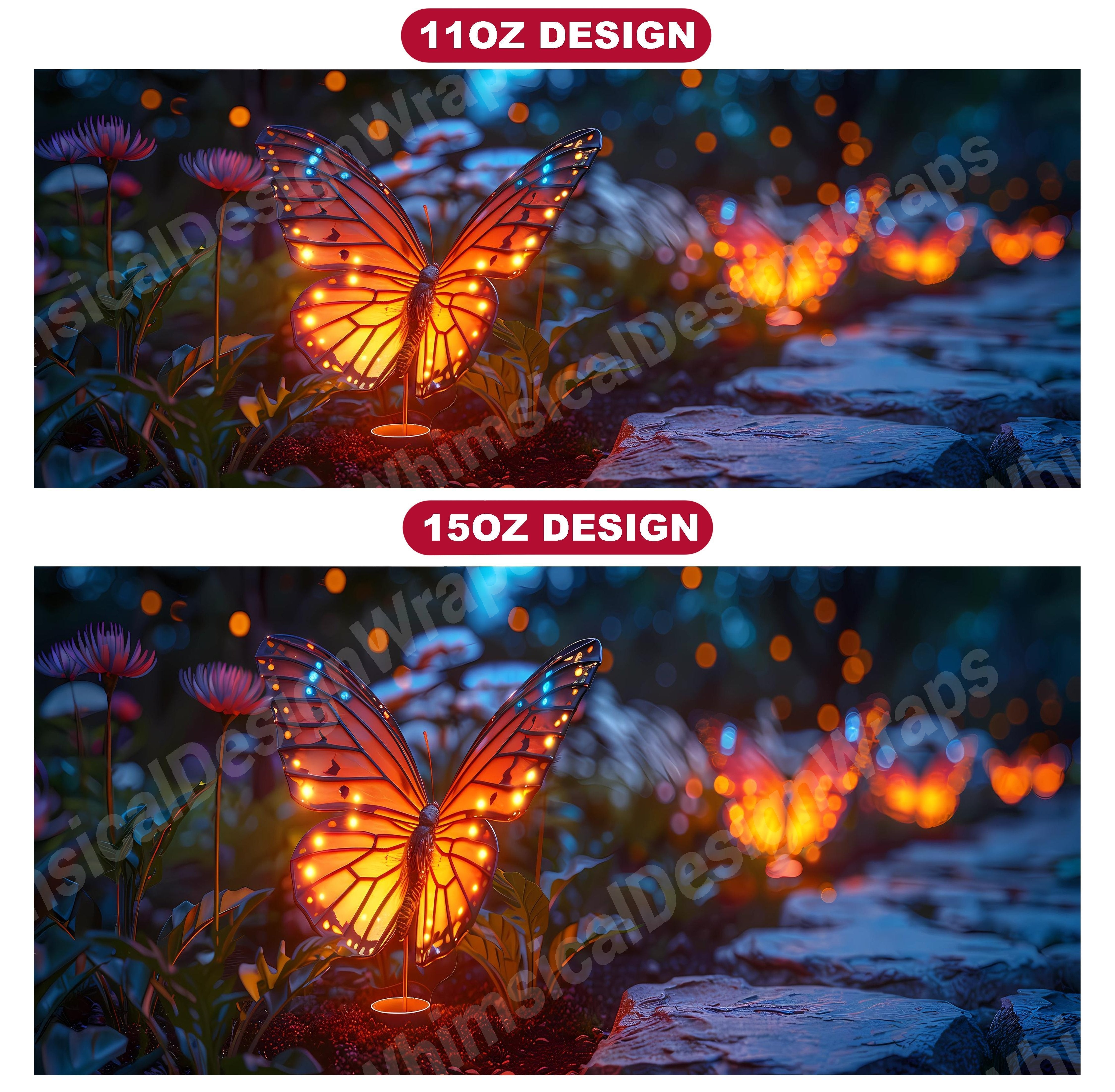 Butterfly Gardens 4 Mug Wrap