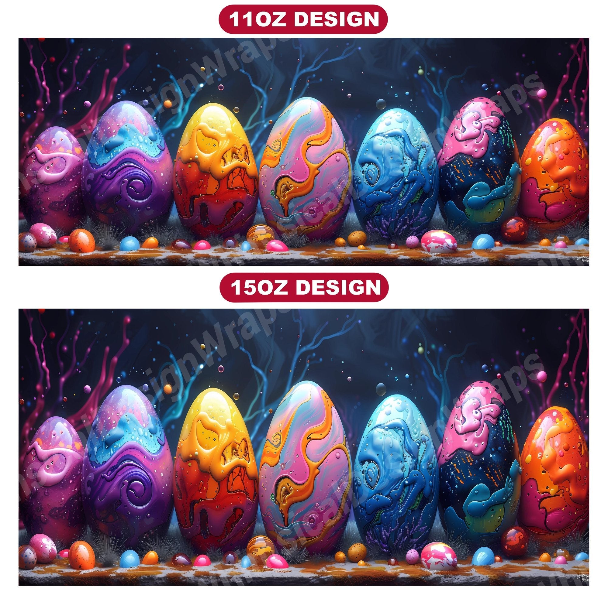 Cats Easter 3 Mug Wrap