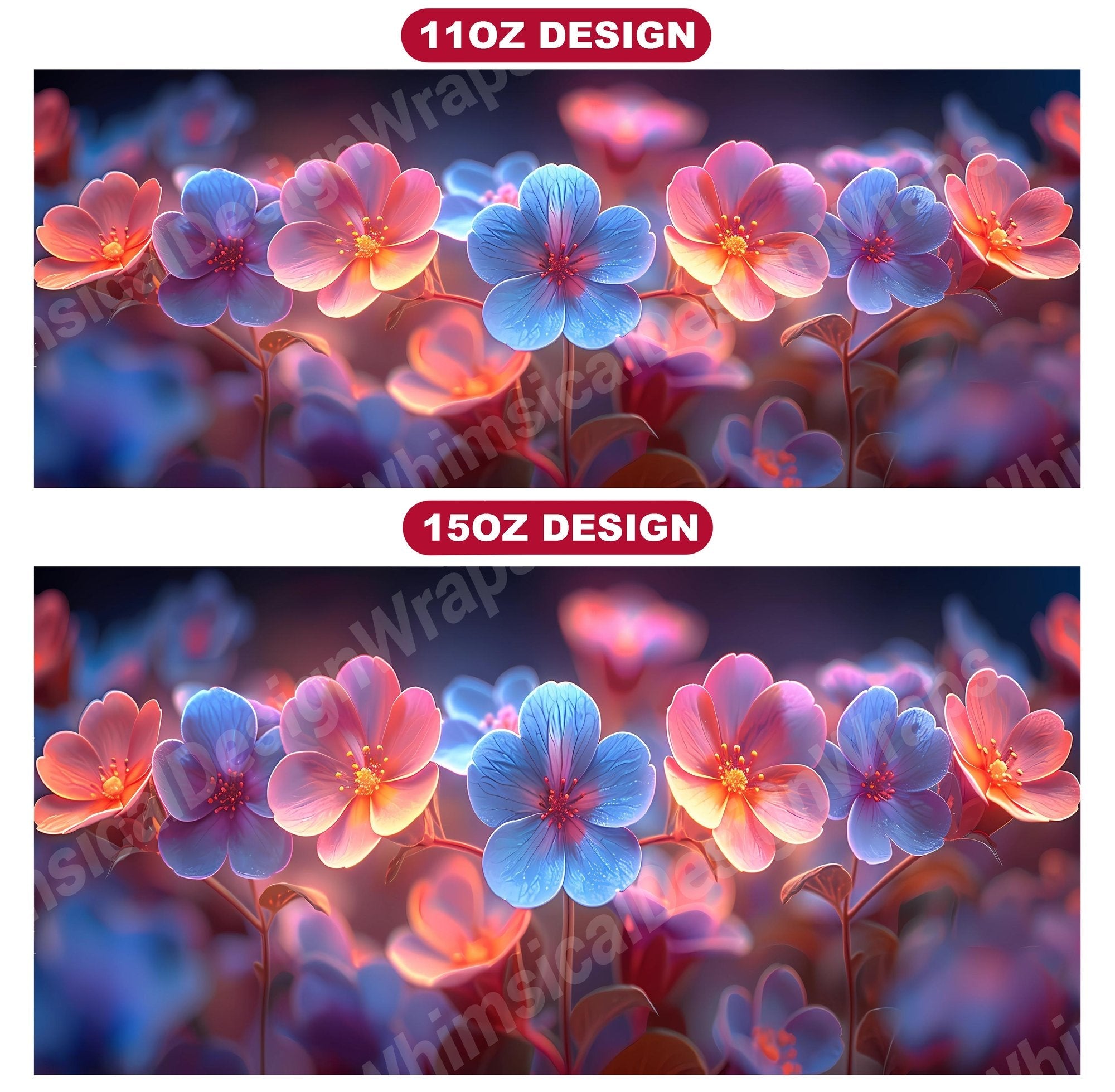 Flower Vintage 1 Mug Wrap