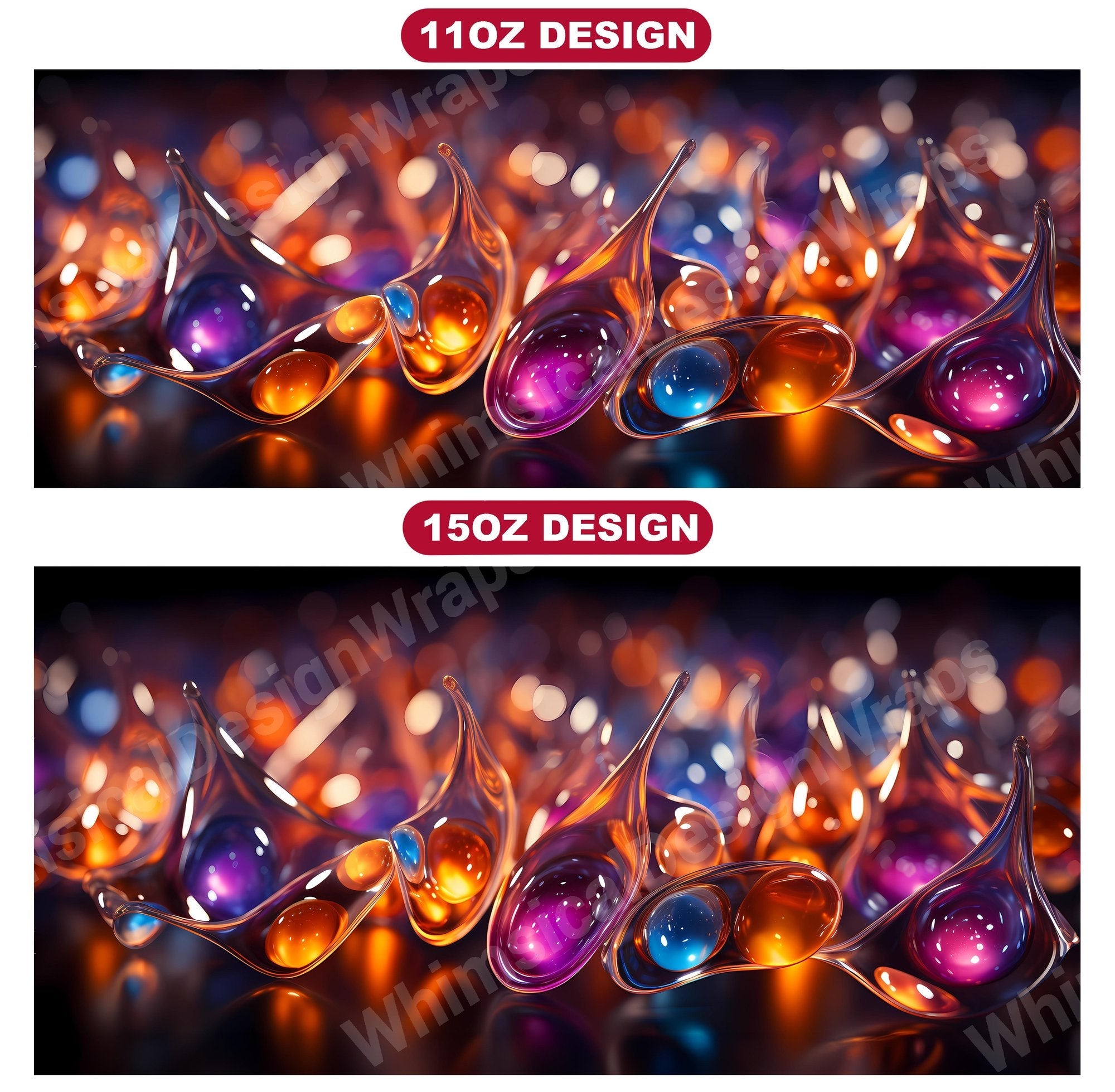 Christmas Lights Mug Wrap