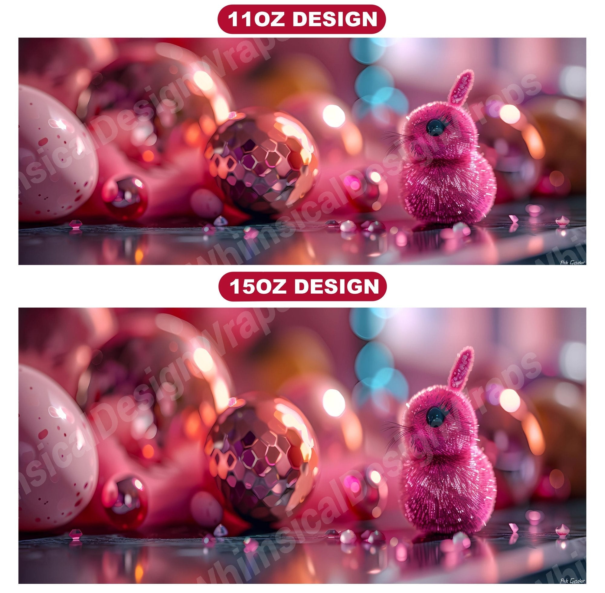 Pink Easter 5 Mug Wrap