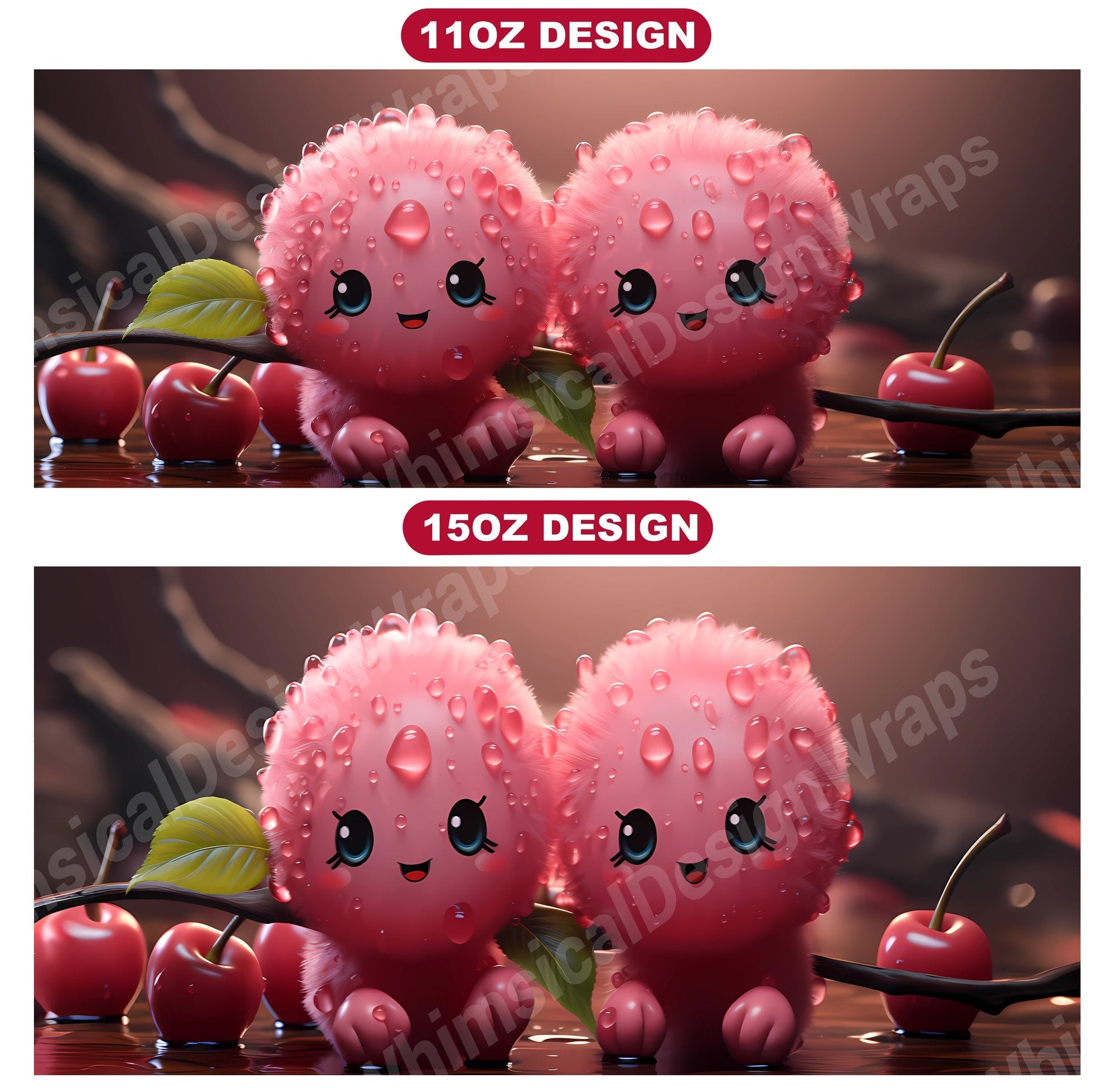 Kawaii Food 4 Mug Wrap