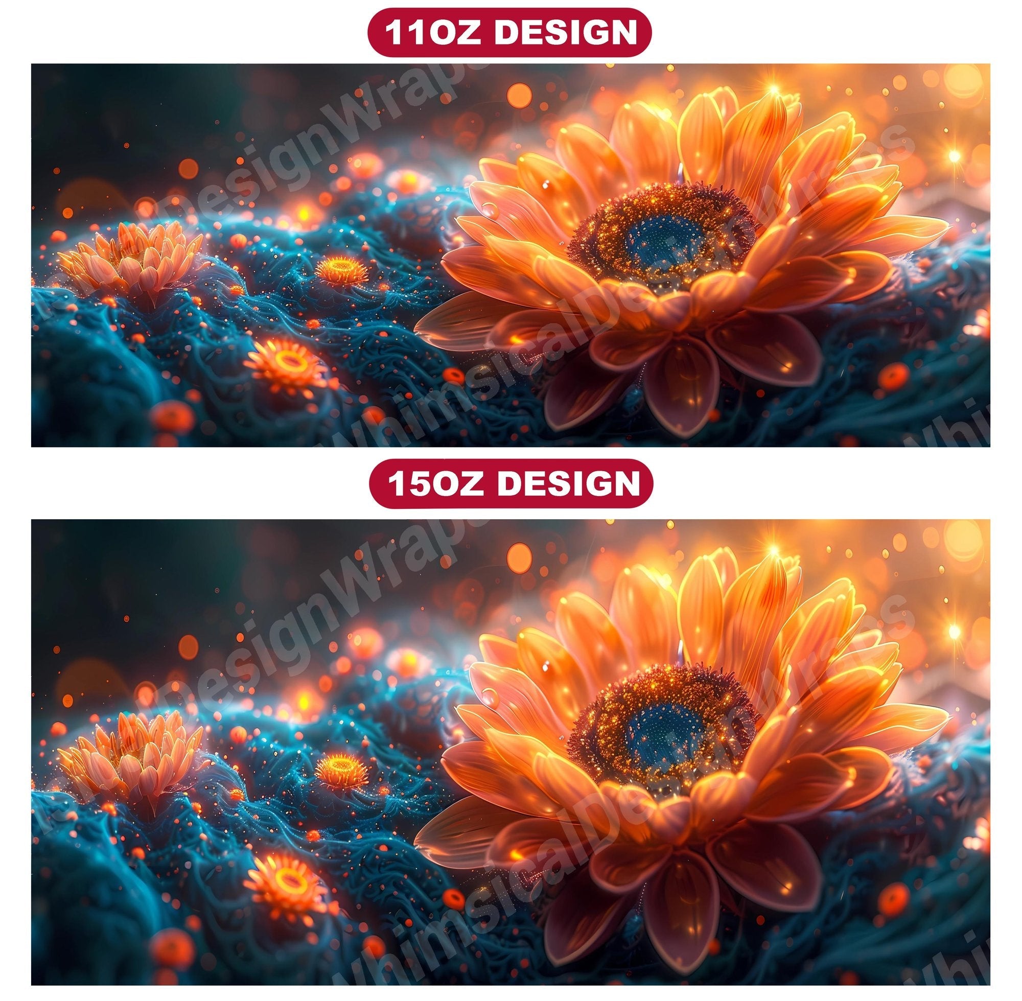 Flower Gothic 7 Mug Wrap