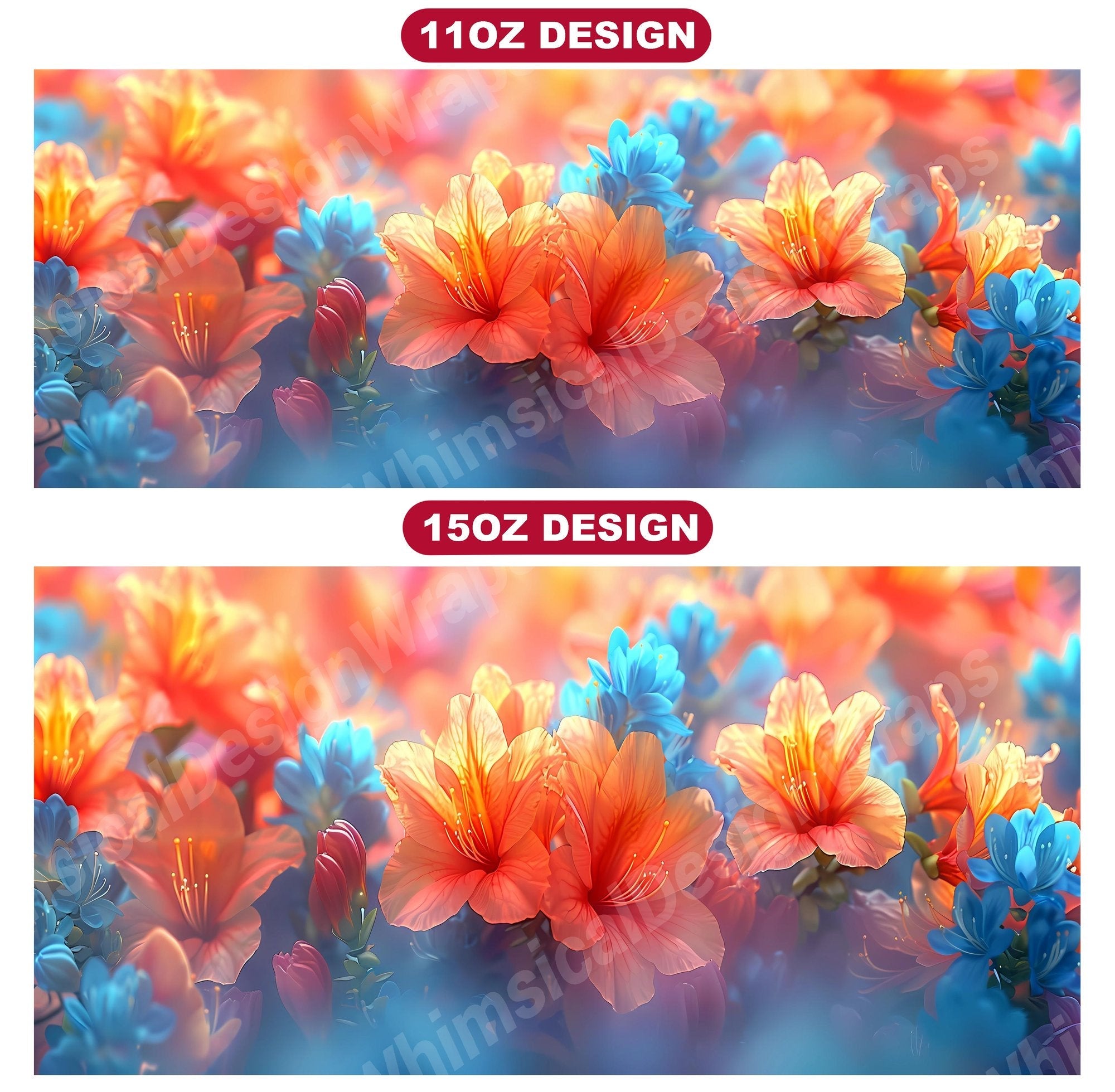 Flower Azaleas 1 Mug Wrap