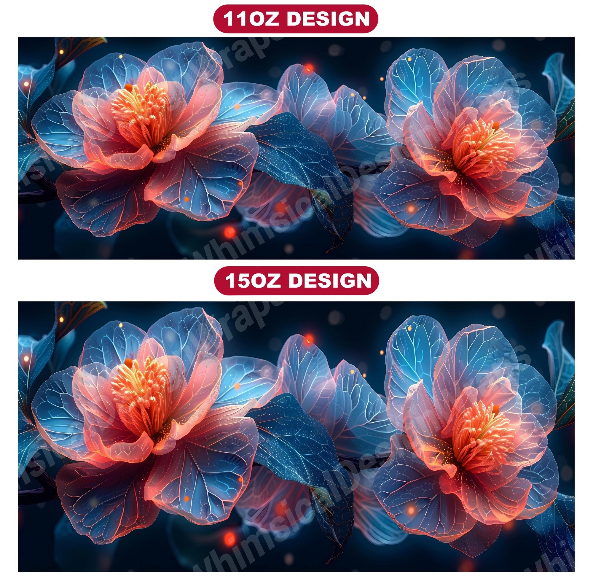 Flower Geometric 1 Mug Wrap