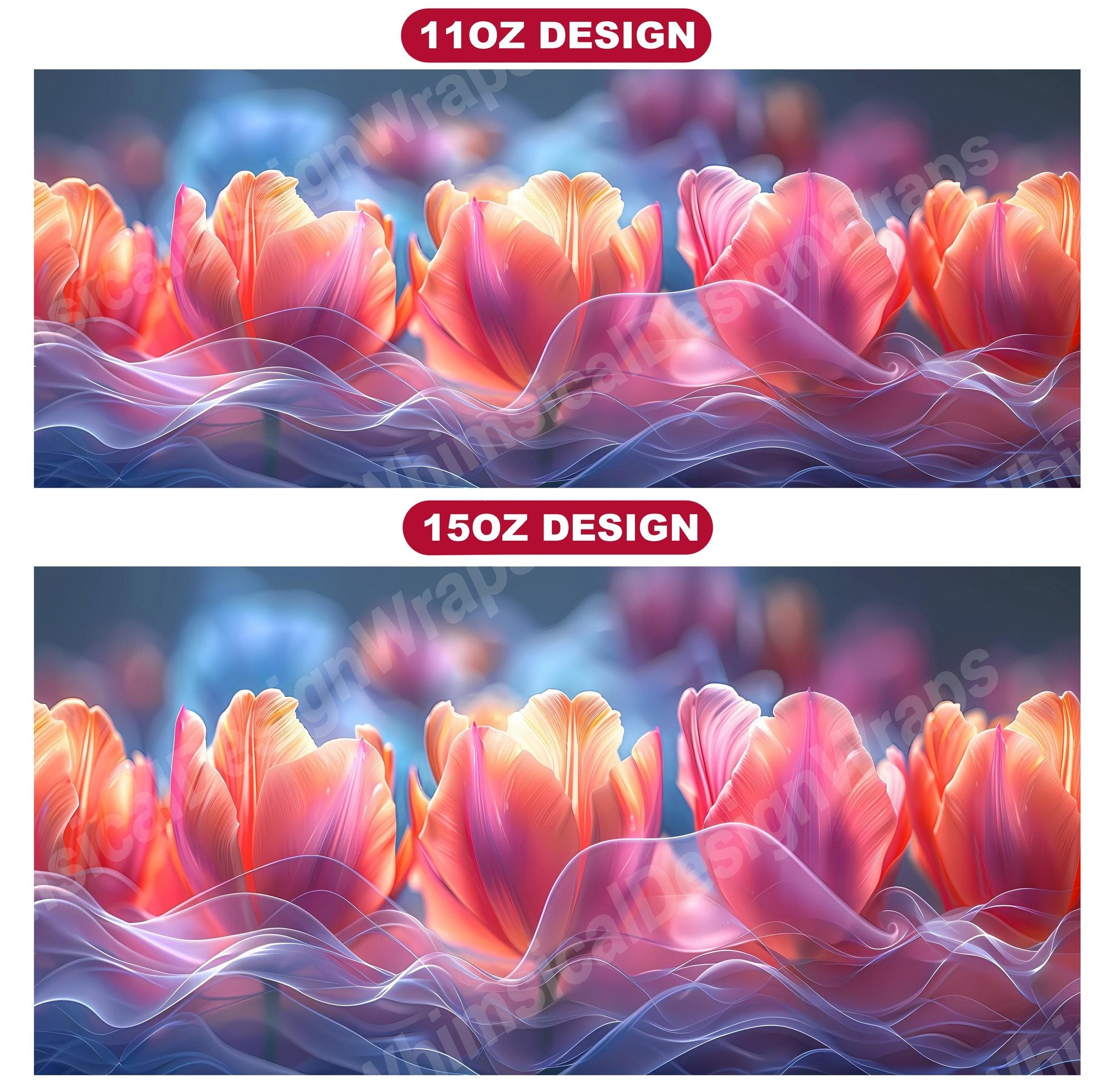 Flower Tulips 8 Mug Wrap