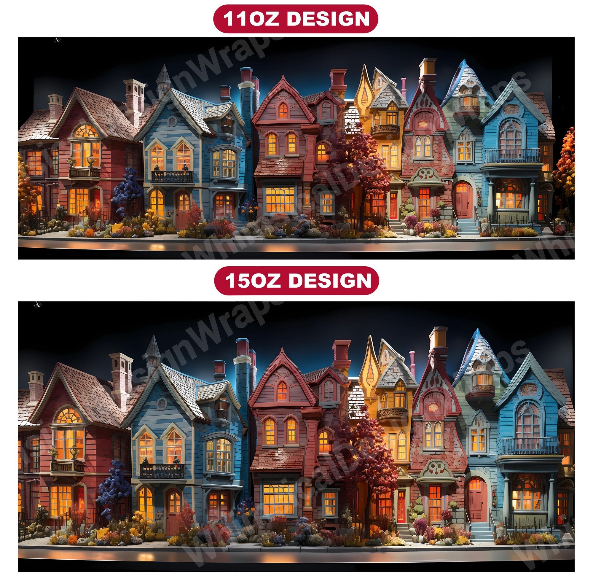 Gingerbread Houses Mug Wrap