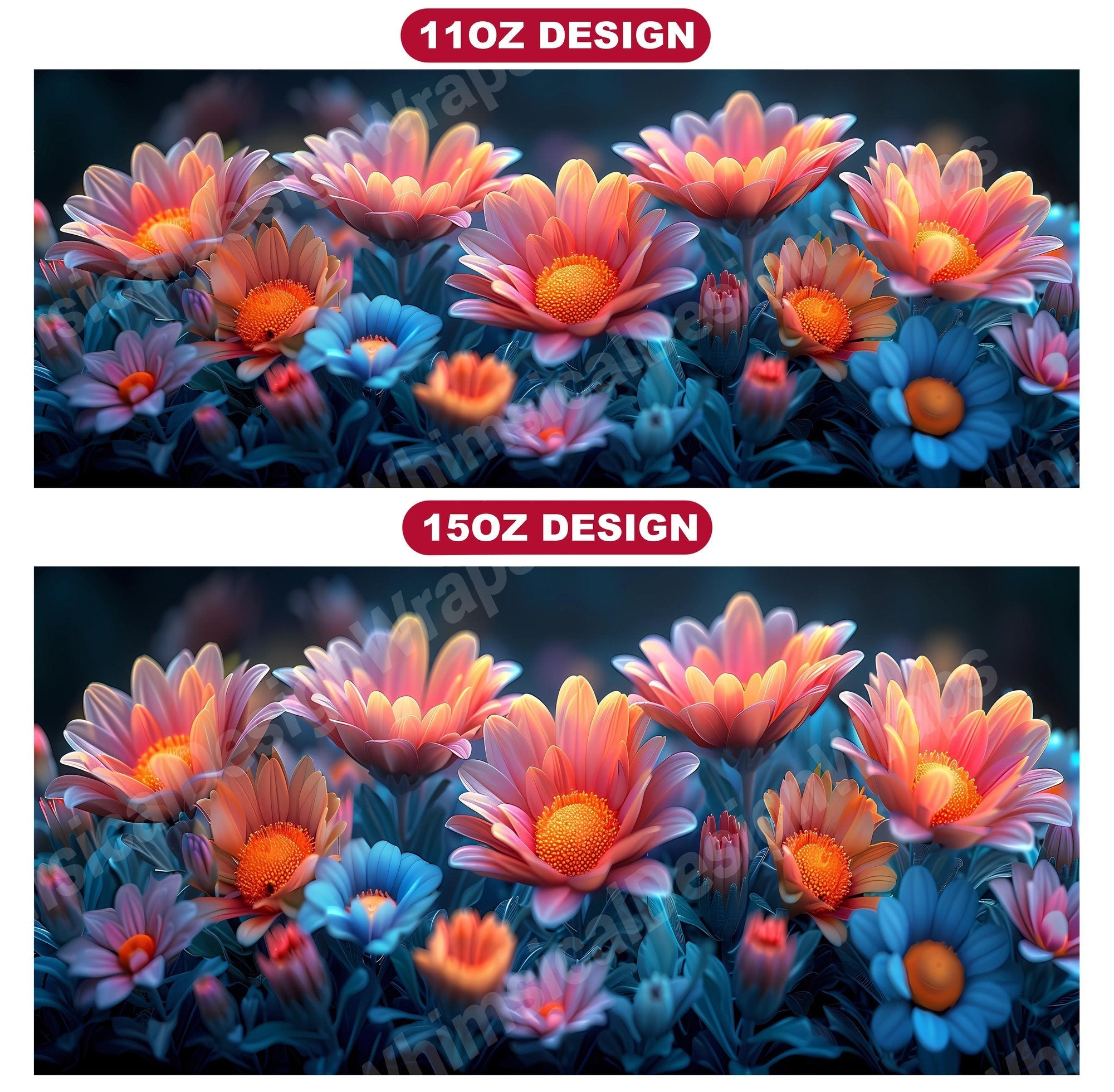 Flower Daisies 1 Mug Wrap