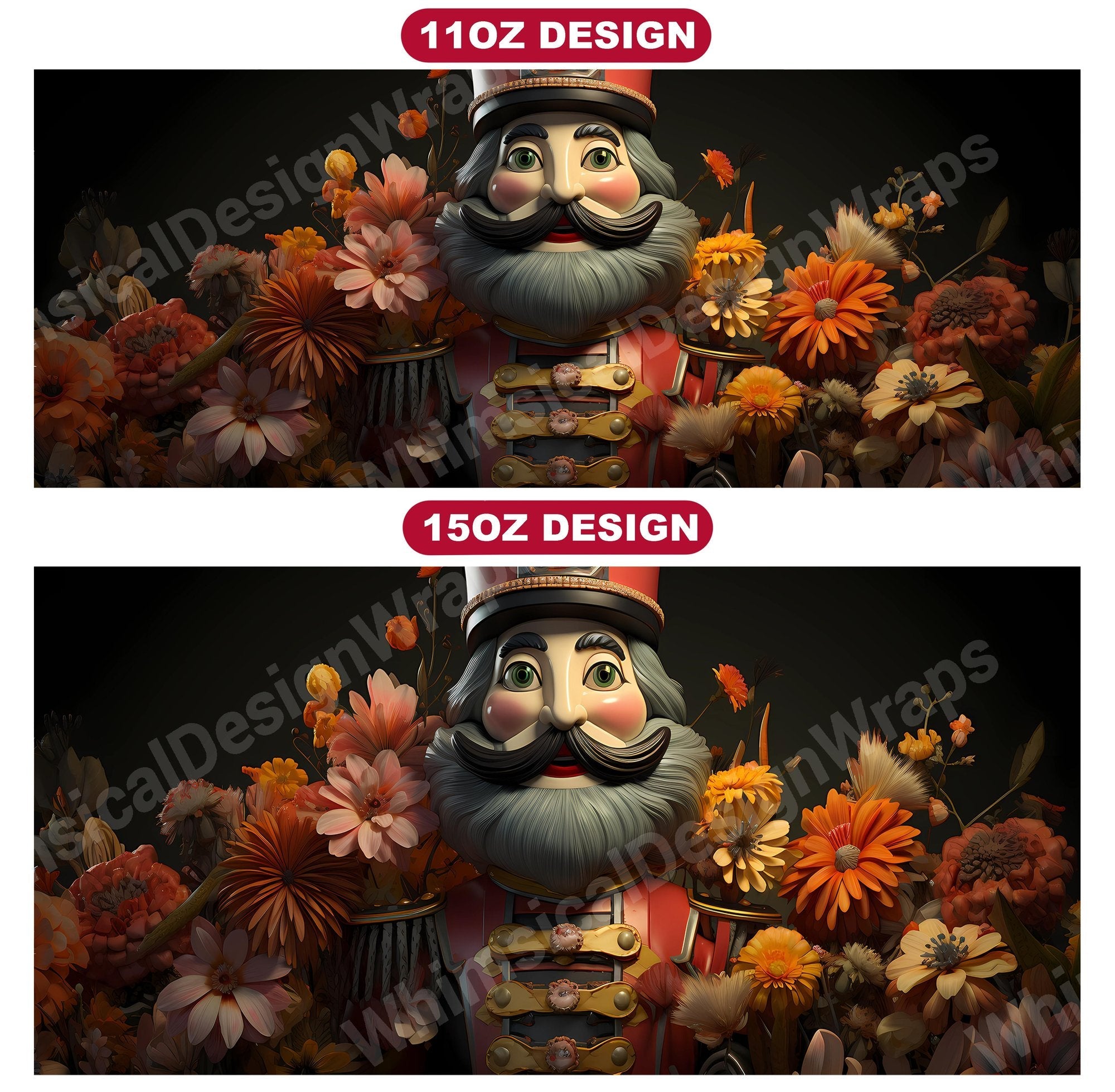 Christmas Nutcracker Mug Wrap