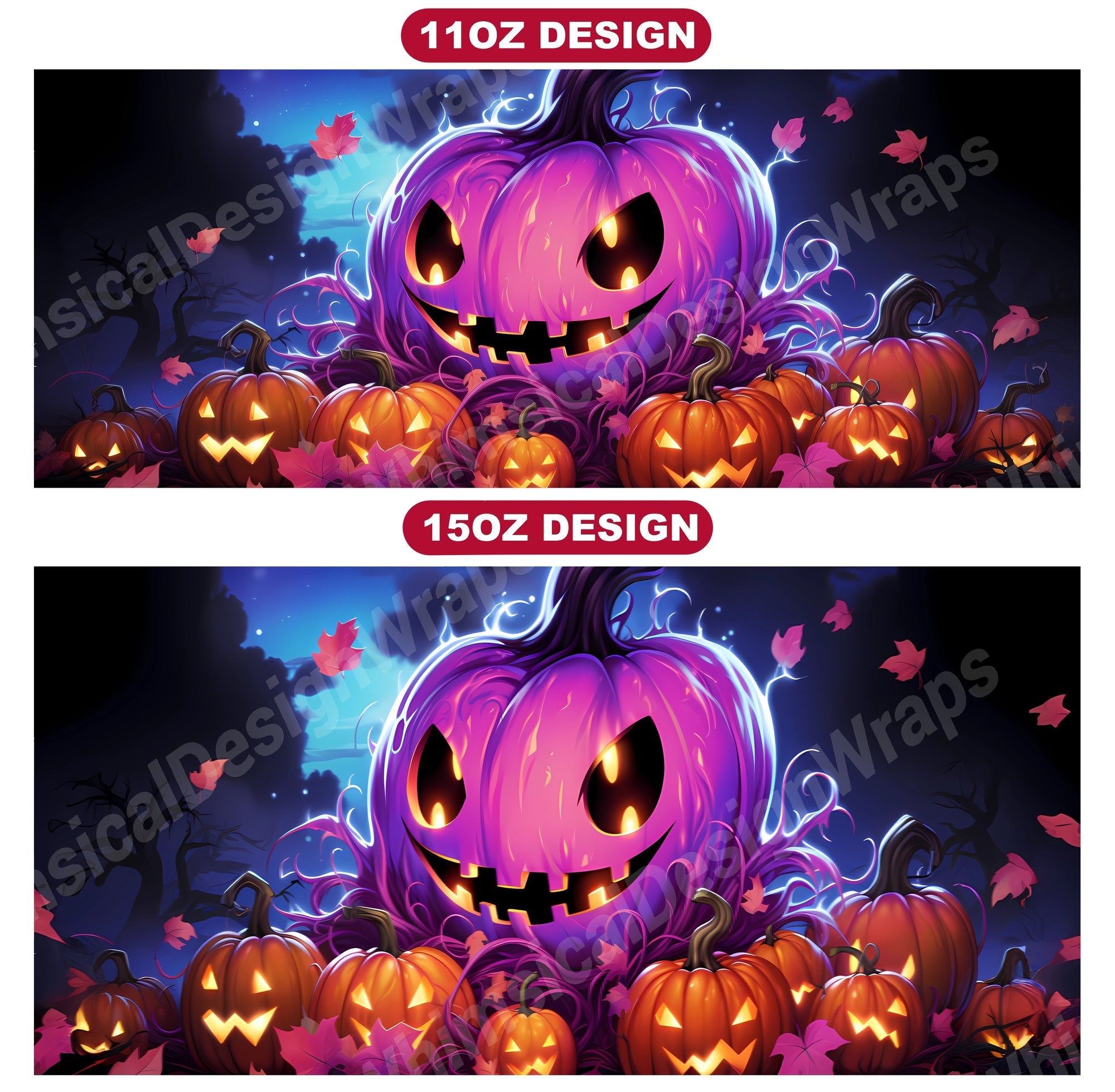 Kawaii Fall 3 Mug Wrap