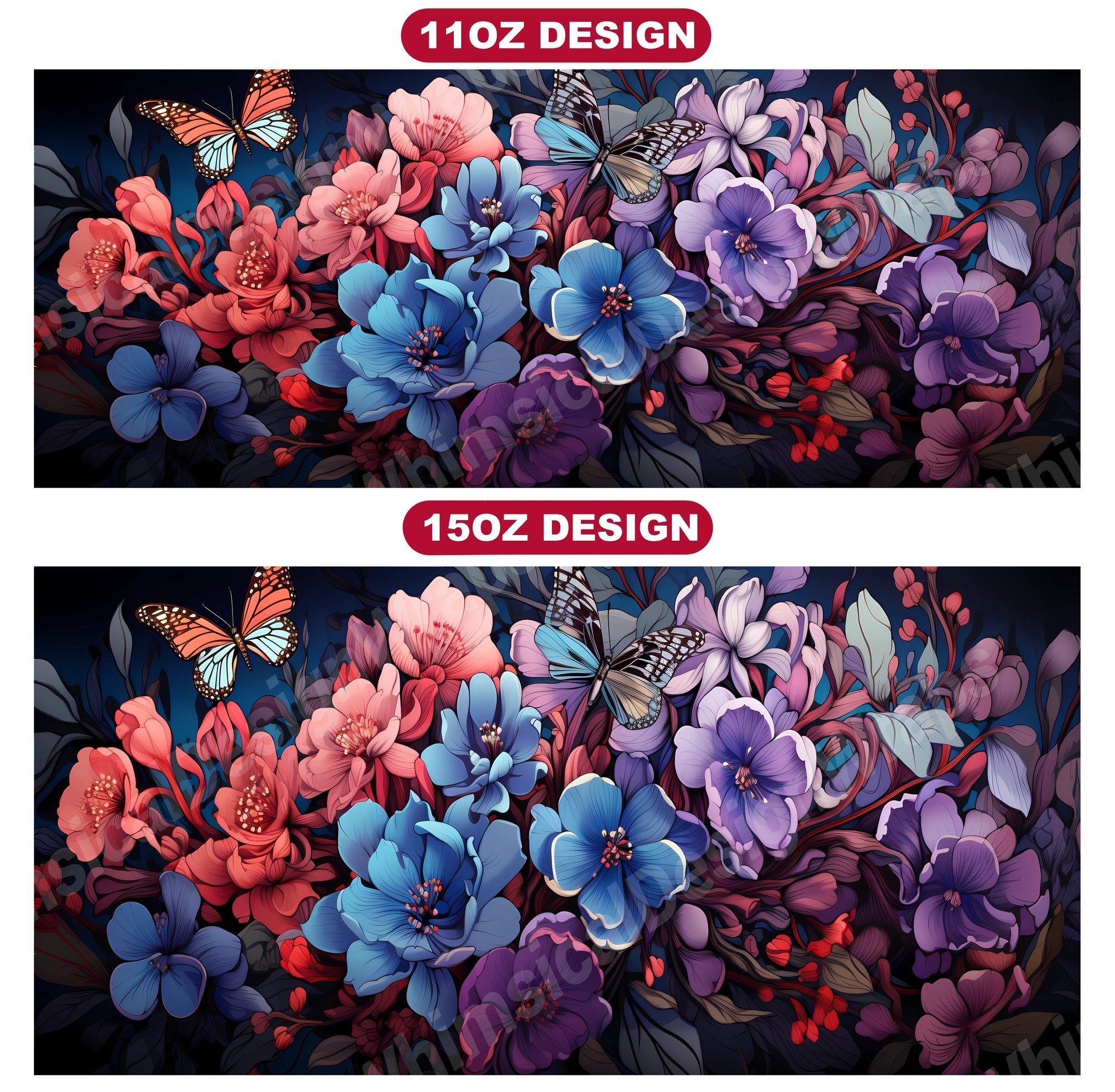 Floral Spring 2 Mug Wrap