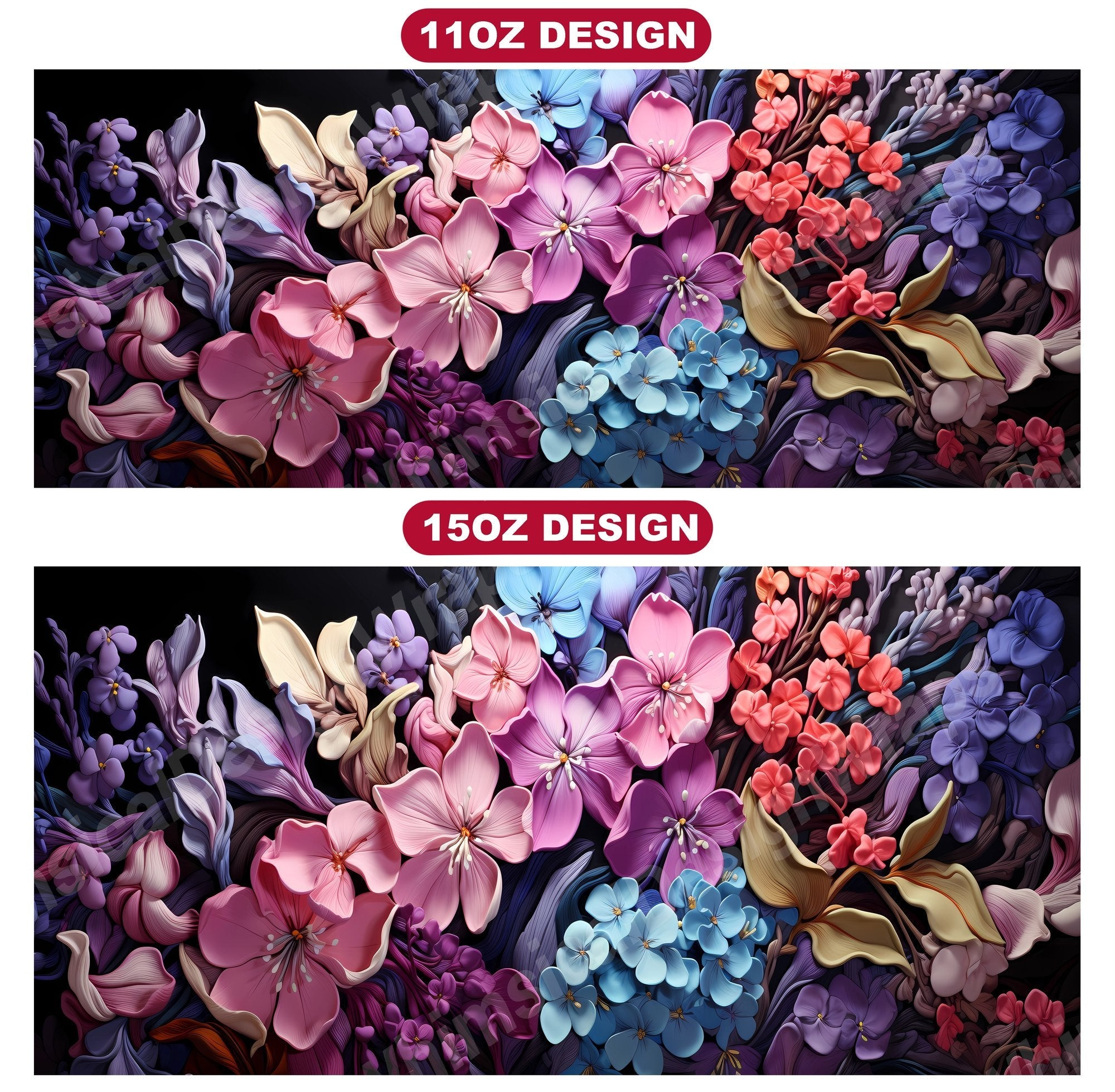 Floral Spring 1 Mug Wrap