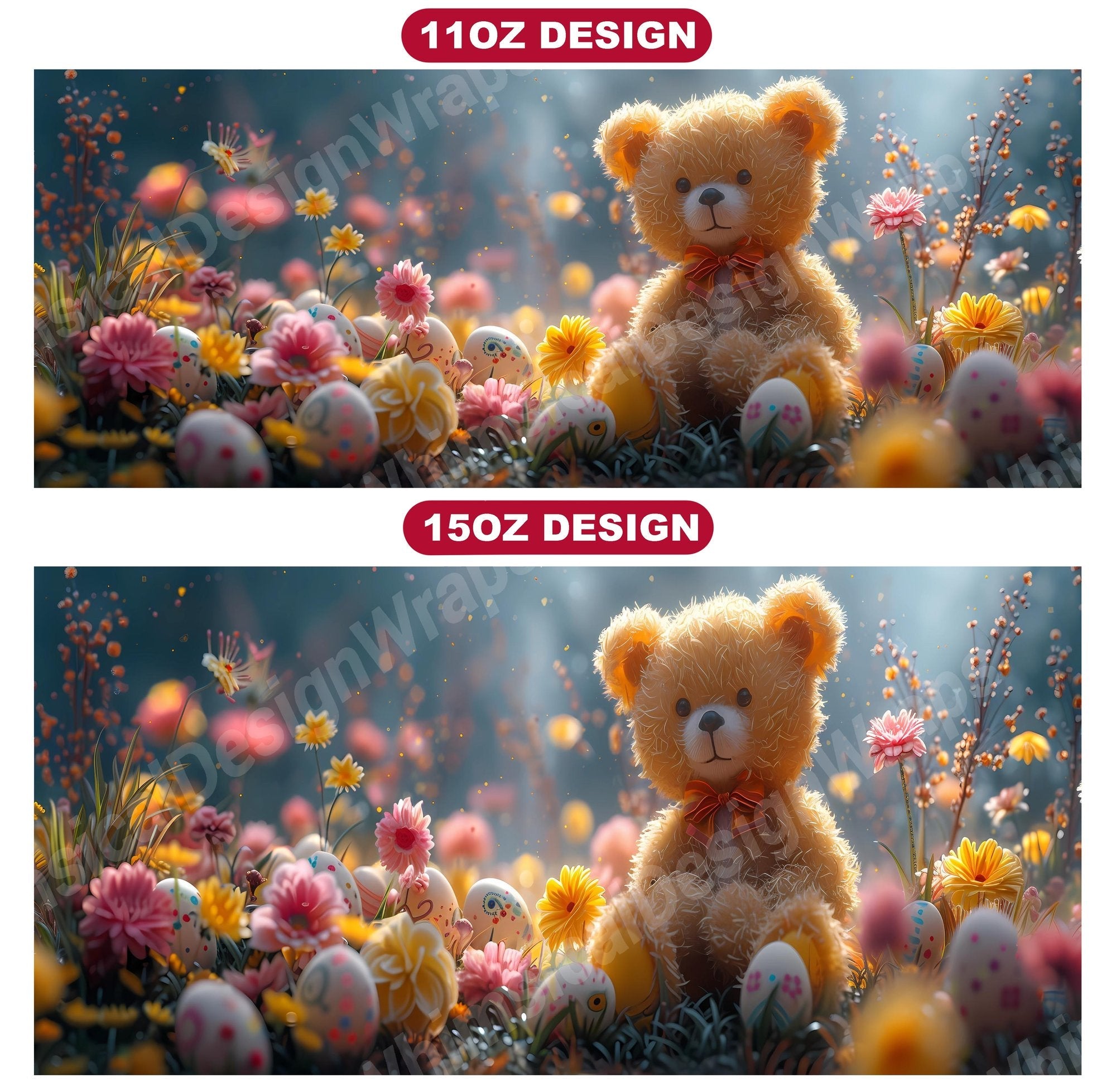 Teddy Bear Easter 1 Mug Wrap