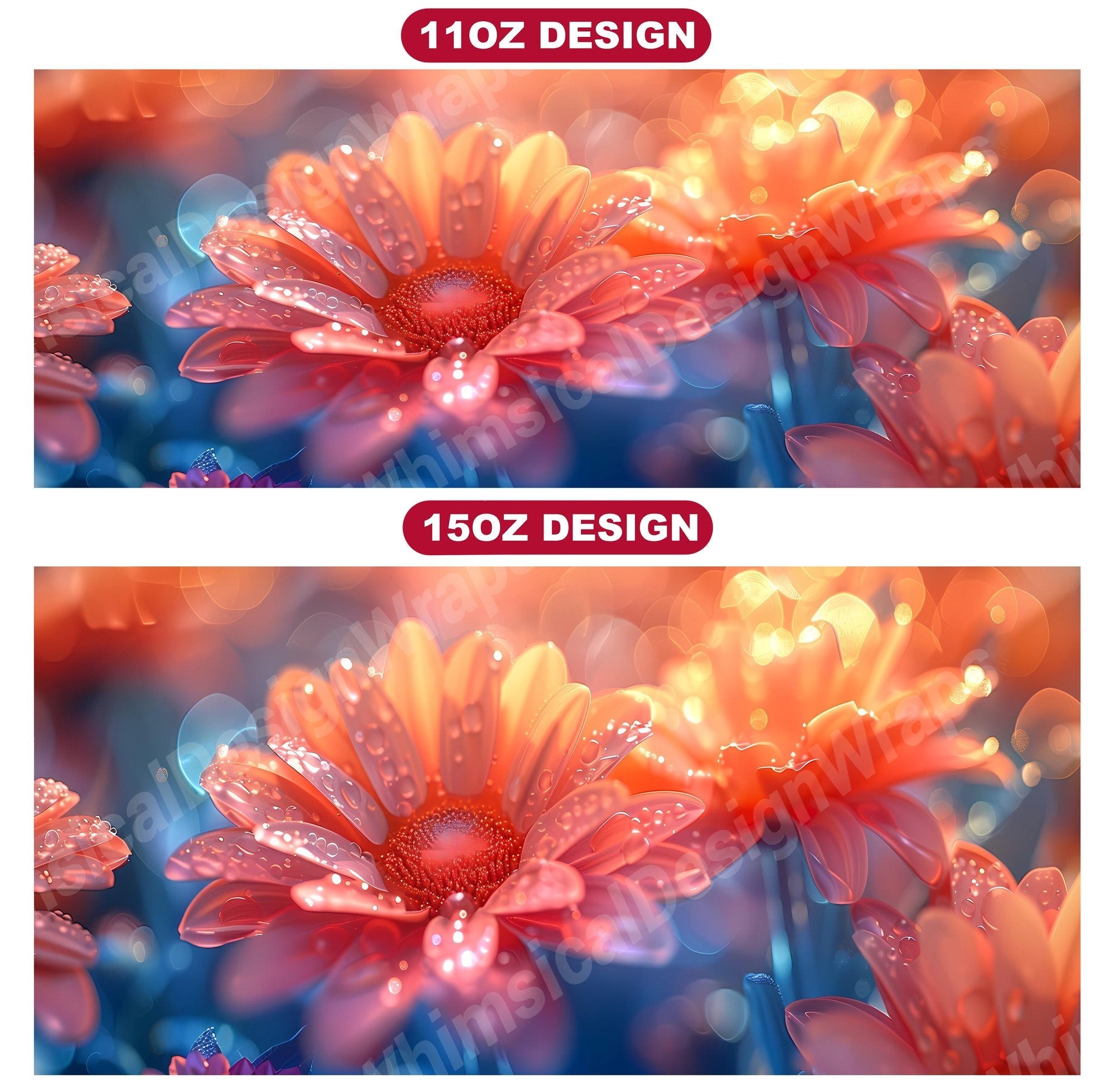 Flower Chrysanthemums 8 Mug Wrap