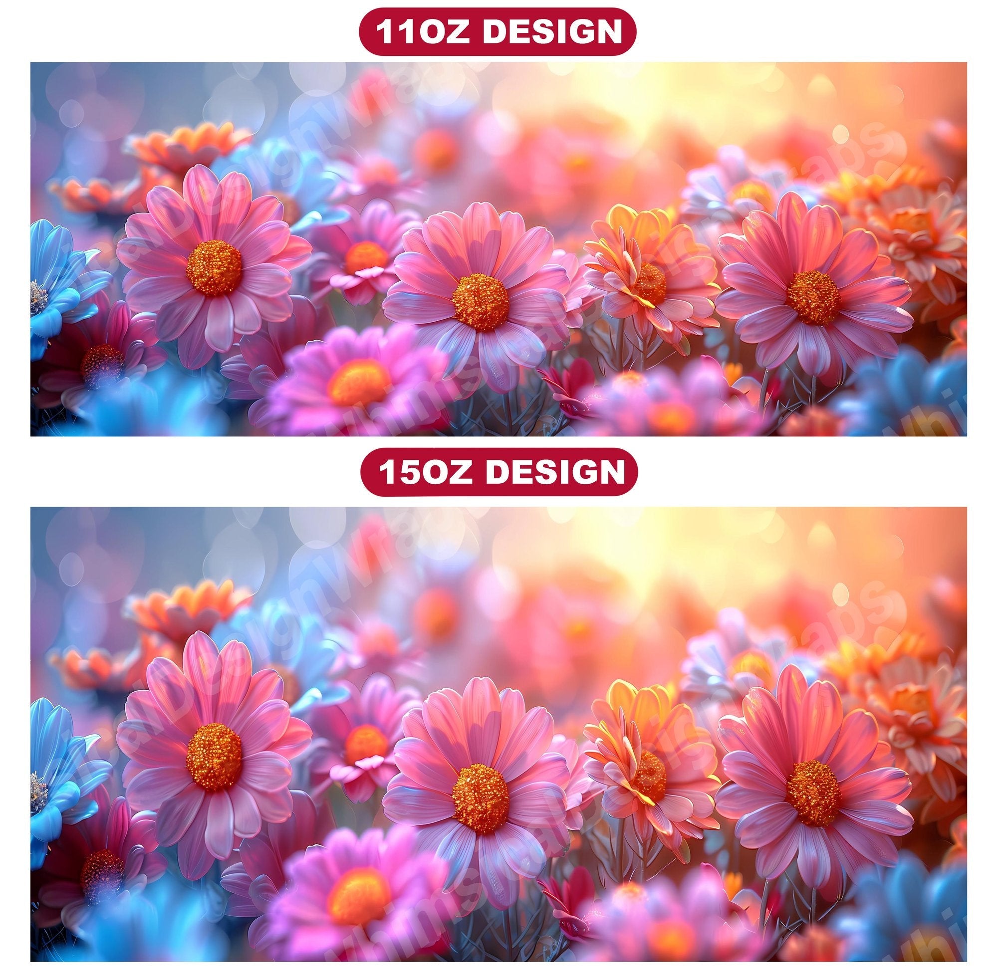 Flower Asters 1 Mug Wrap