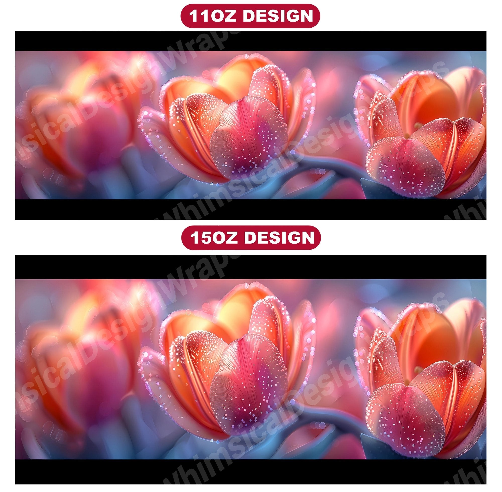 Flower Tulips 3 Mug Wrap