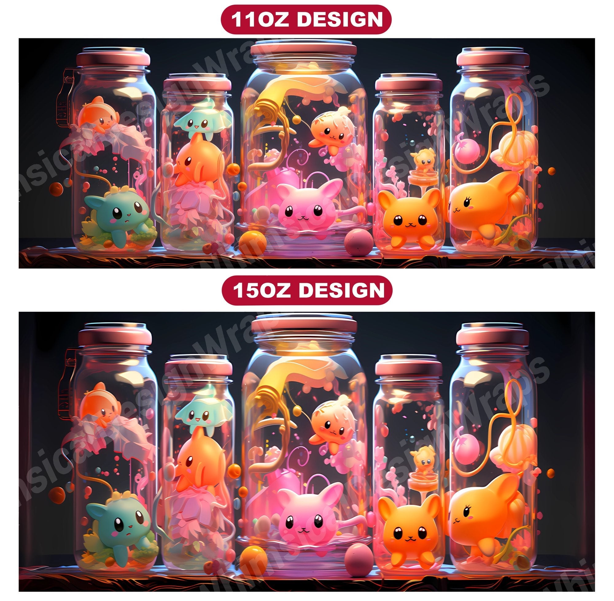 Kawaii Farming 5 Mug Wrap