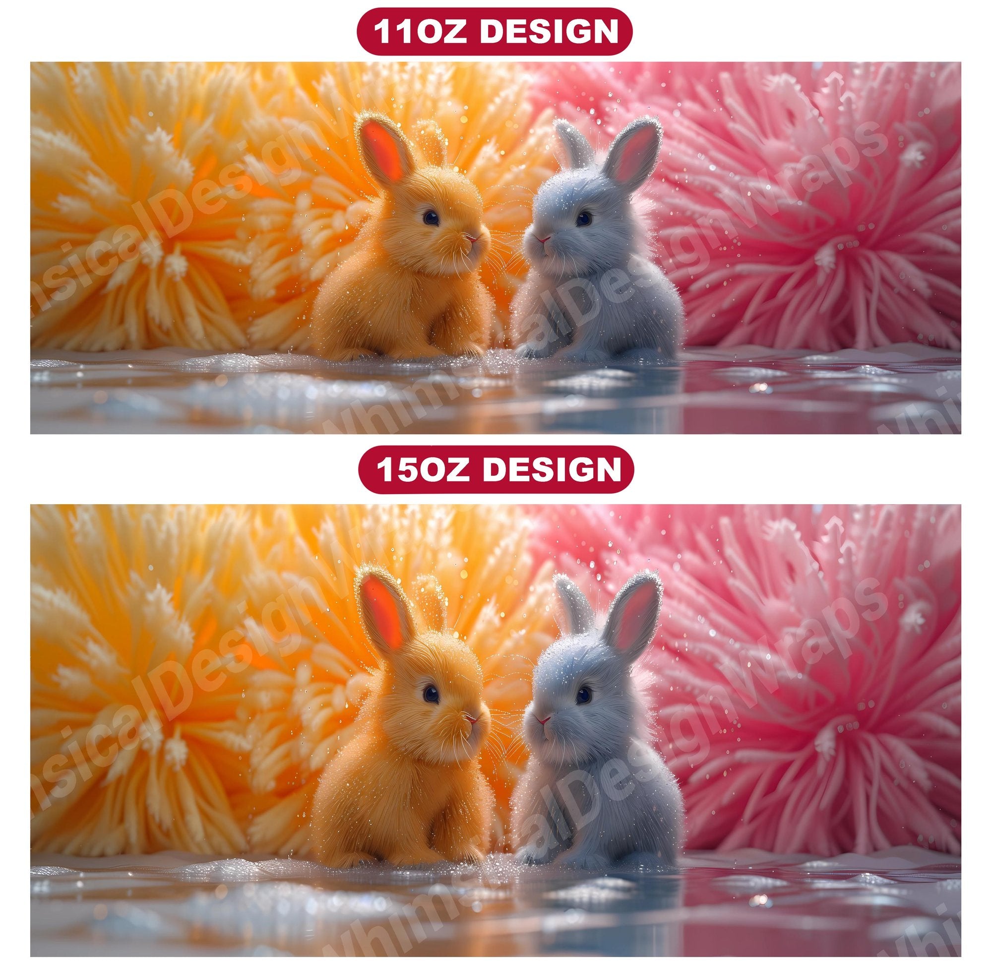 Teddy Bear Easter 4 Mug Wrap