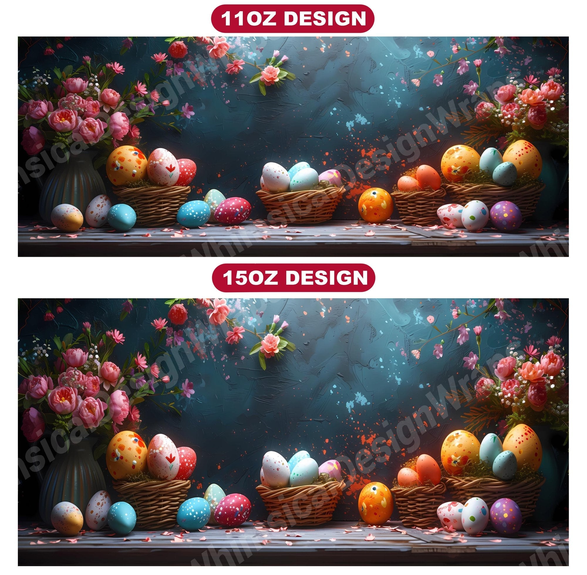 Chalkboard Easter 5 Mug Wrap
