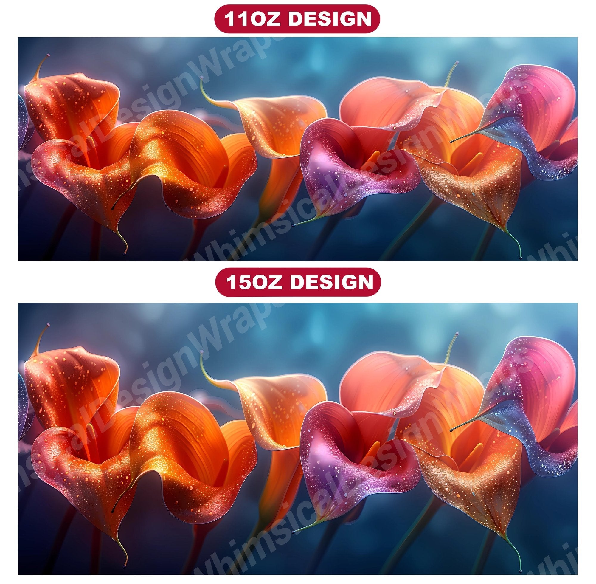 Flower Calla 6 Mug Wrap