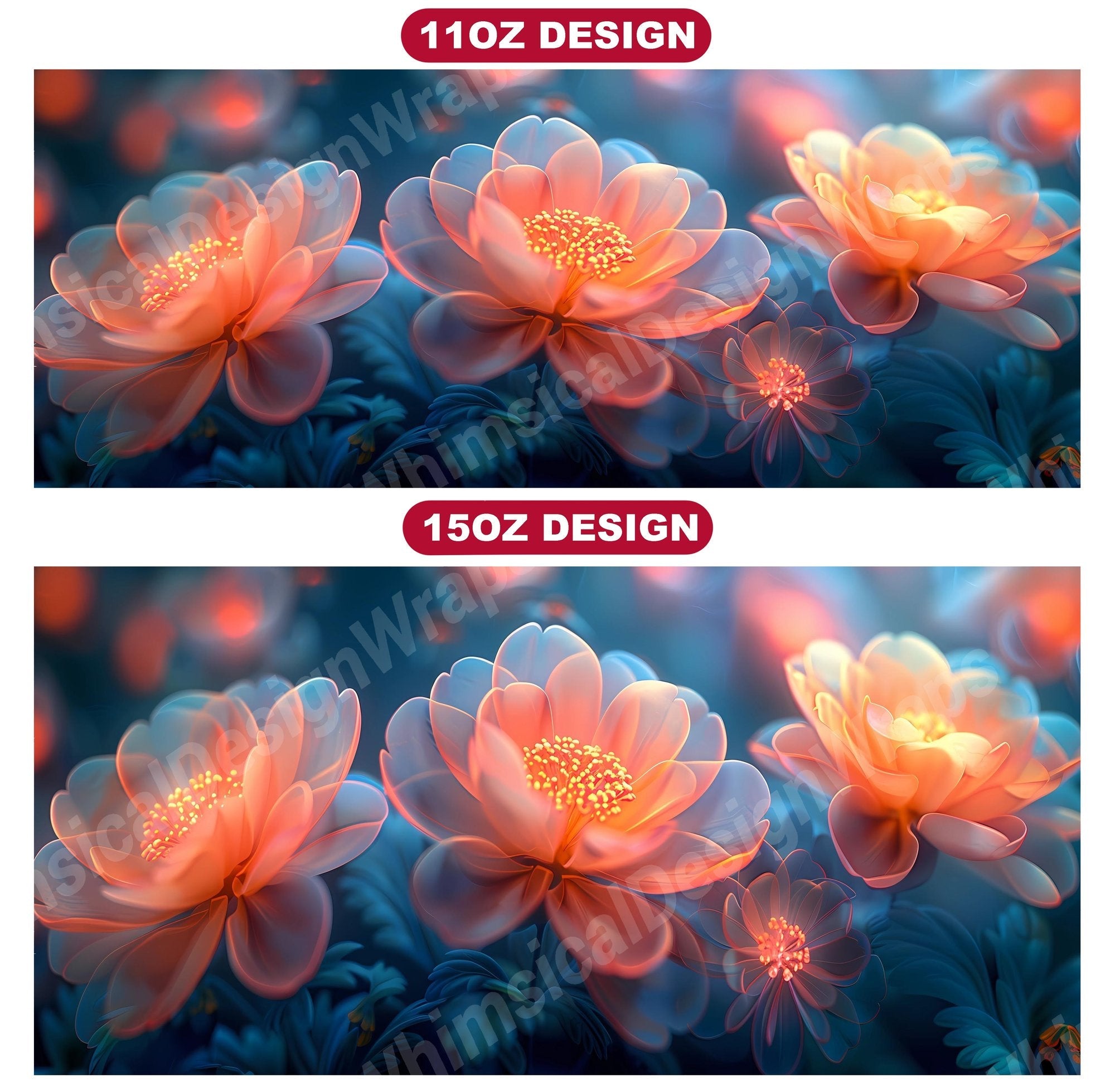Flower Pastel 5 Mug Wrap