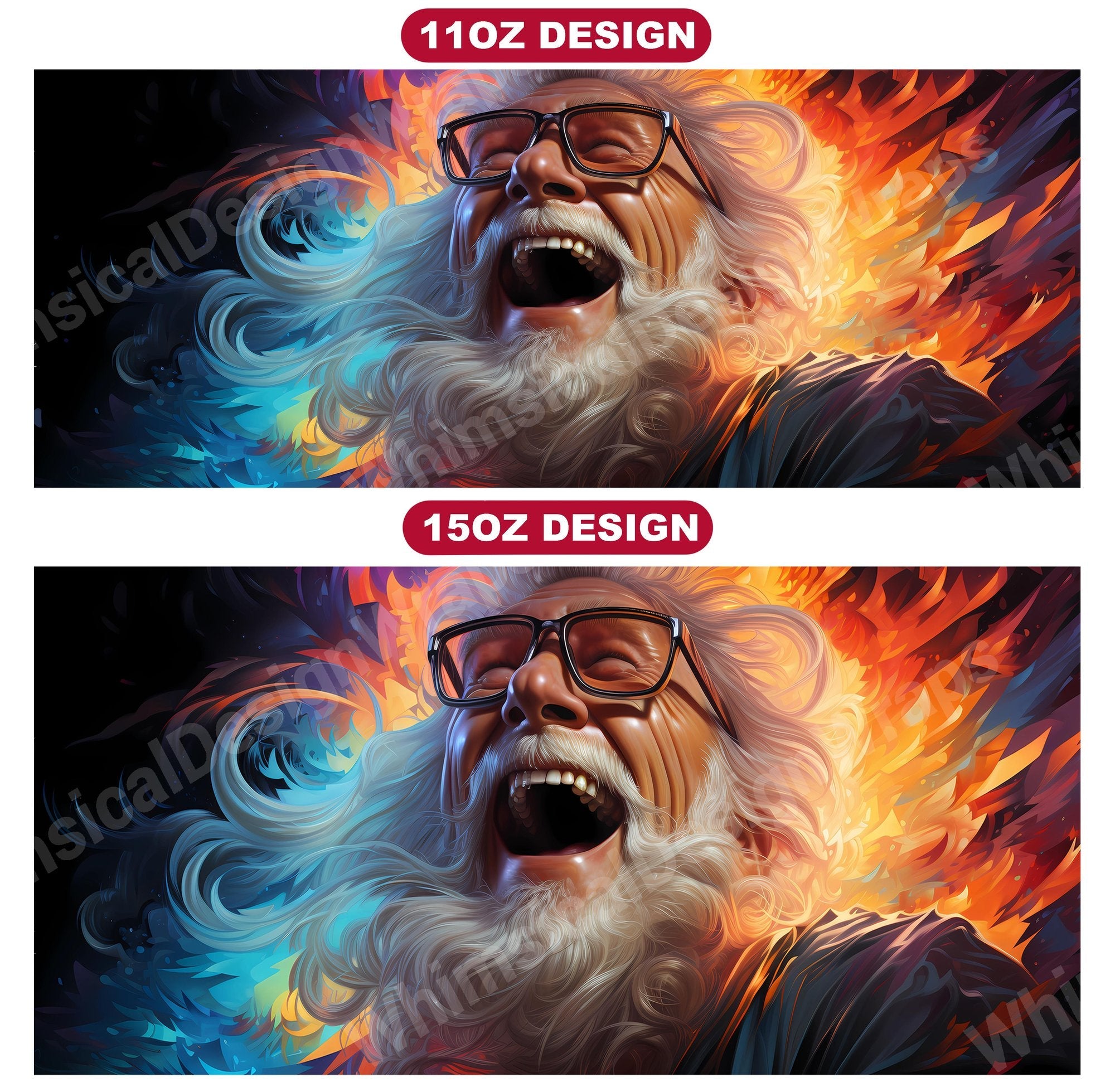Santa Claus Mug Wrap