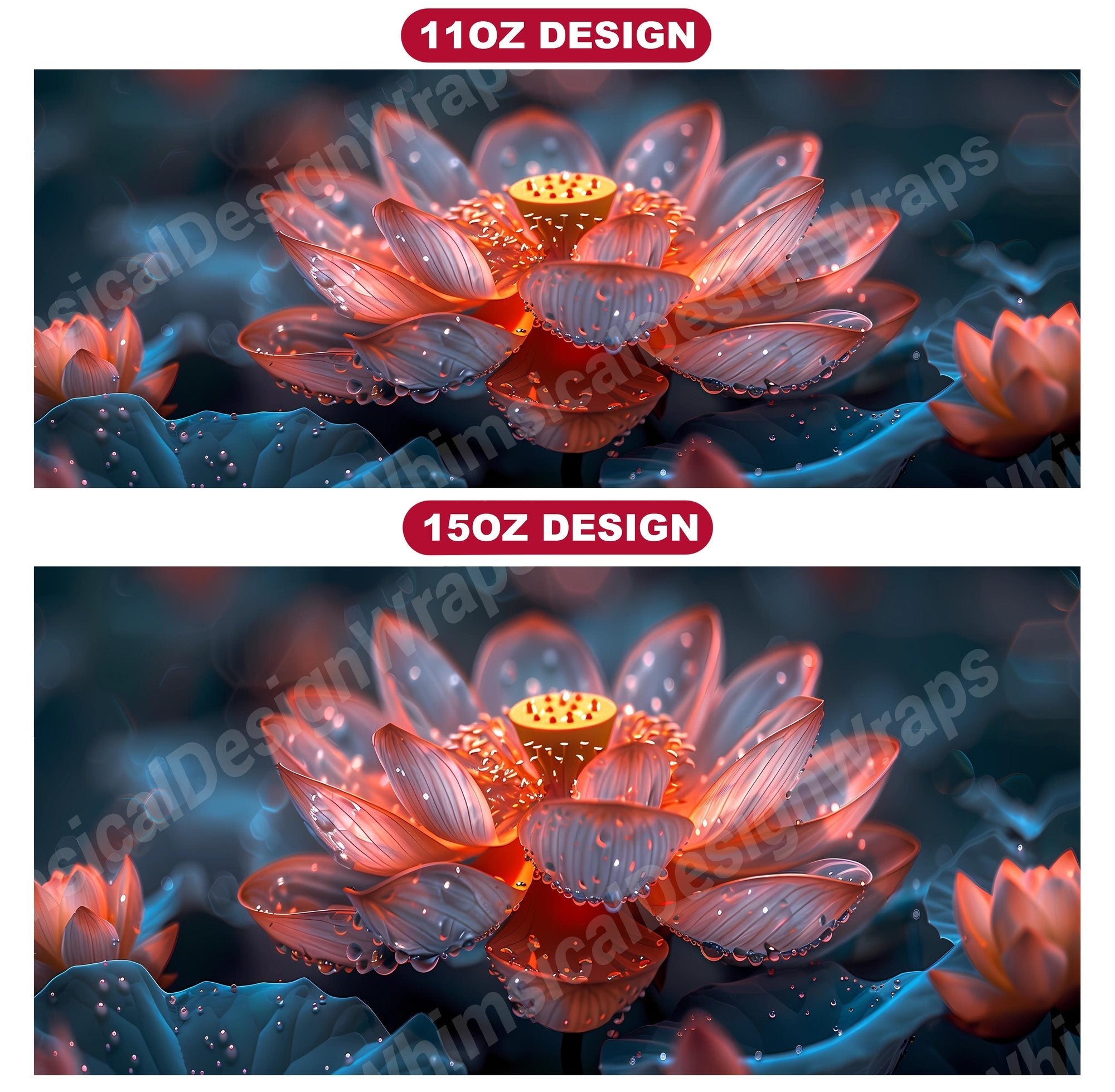 Flower Lotus 1 Mug Wrap