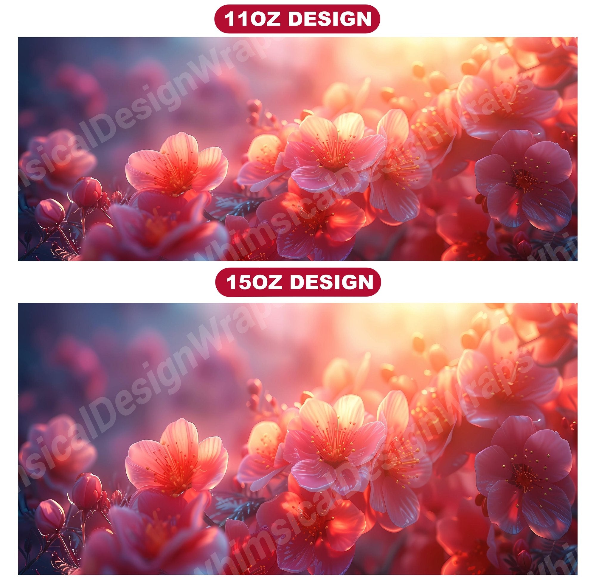 Floral Easter 3 Mug Wrap